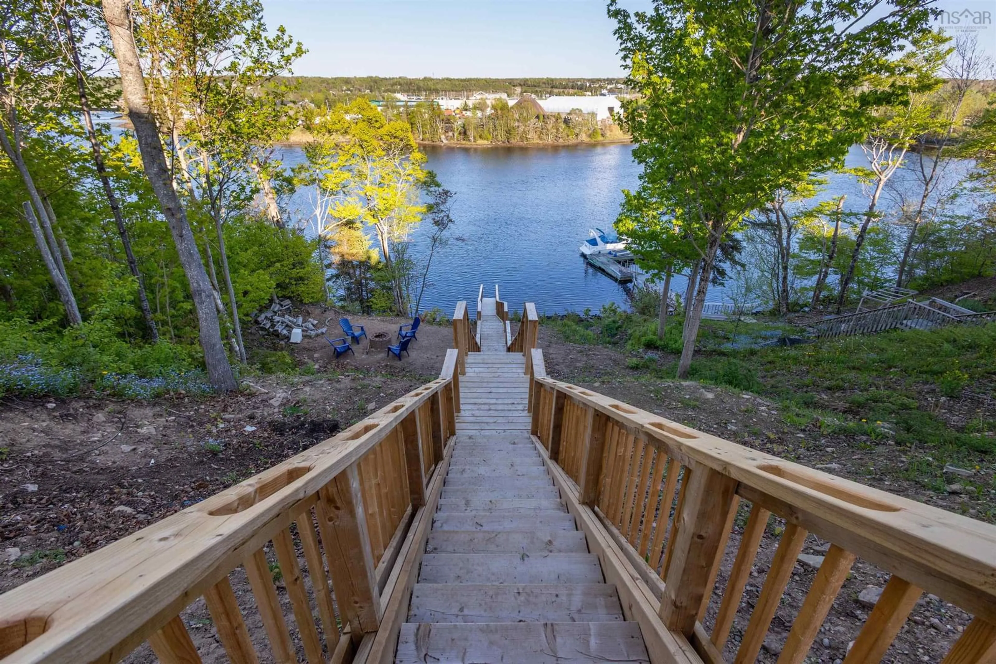 Patio, water/lake/river/ocean view for 99 Hillcrest Dr, Coxheath Nova Scotia B1R 1V1