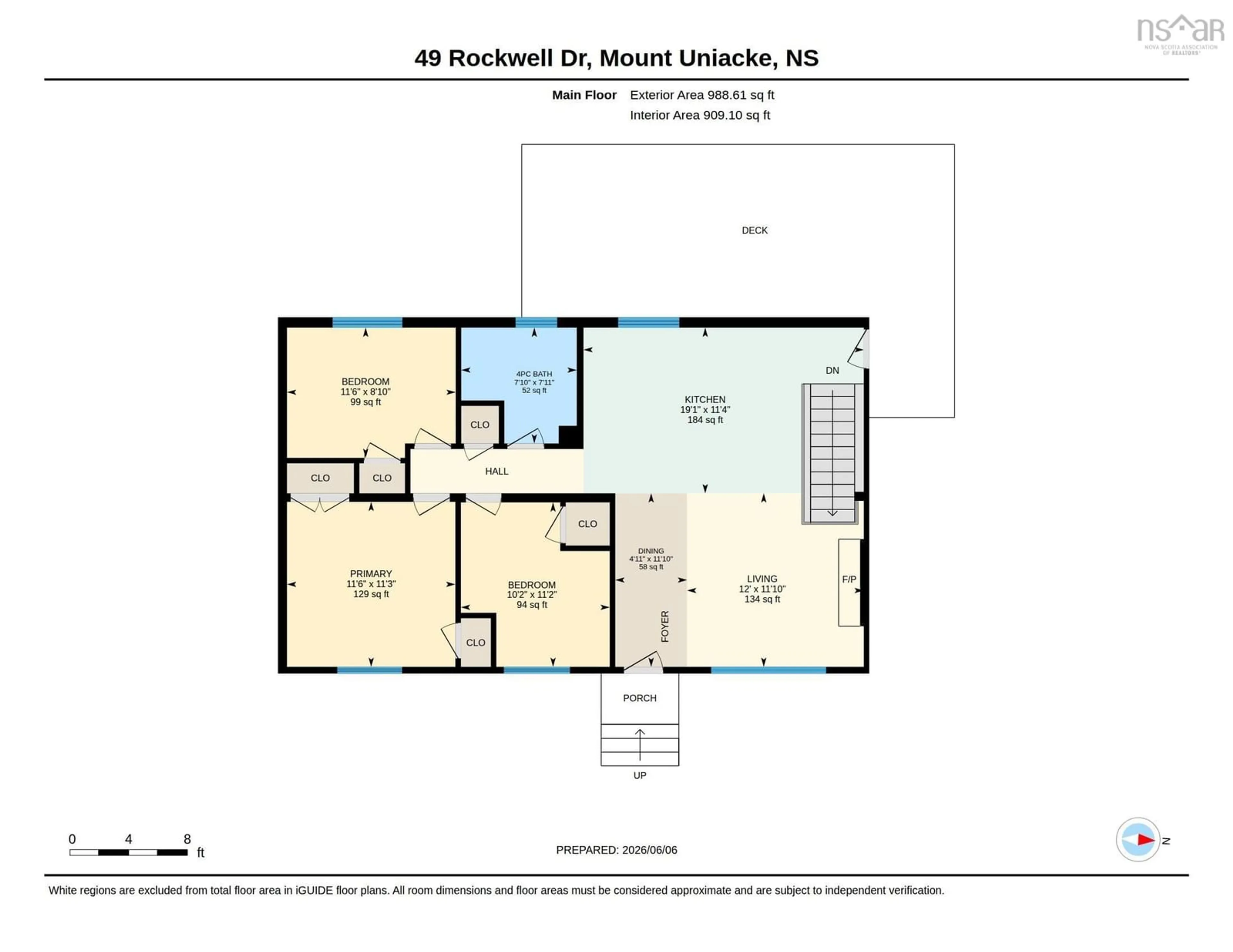 Floor plan for 49 Rockwell Dr, Mount Uniacke Nova Scotia B0N 1Z0