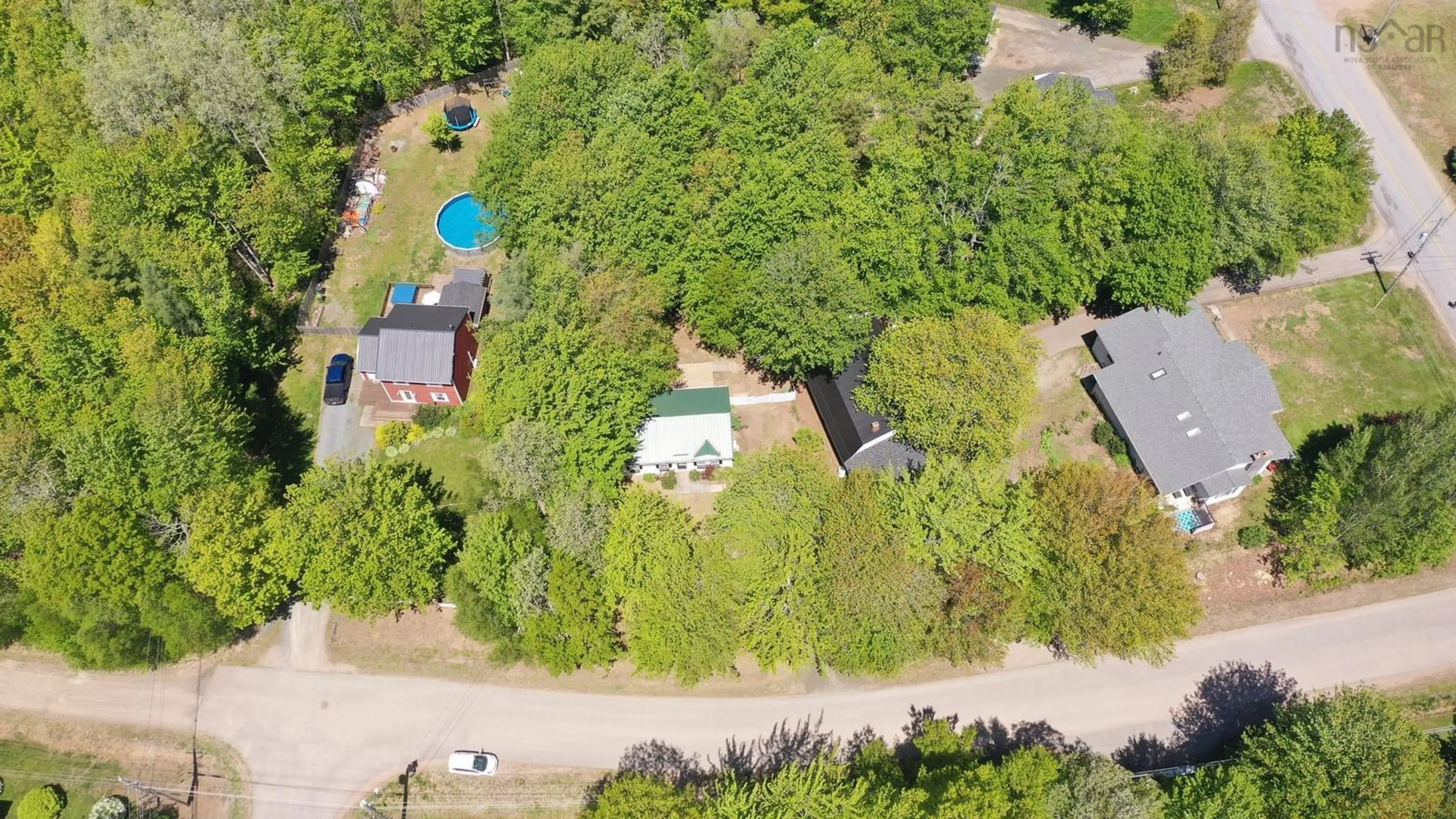 A pic from outside/outdoor area/front of a property/back of a property/a pic from drone, street for 95 Colonial Dr, Nictaux Nova Scotia B0S 1P0