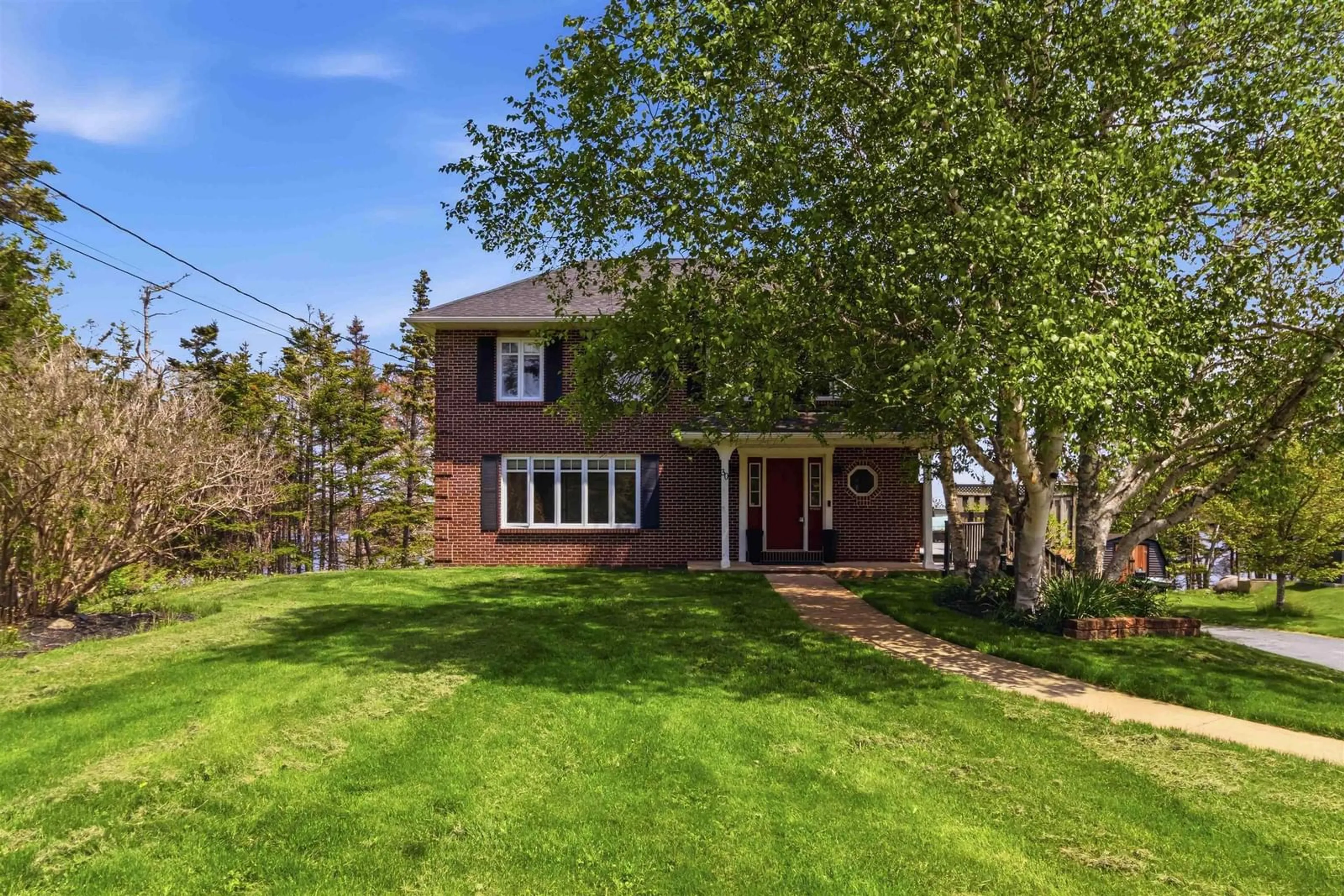 Home with brick exterior material, street for 30 Capri Island Close, West Porters Lake Nova Scotia B3E 1L6
