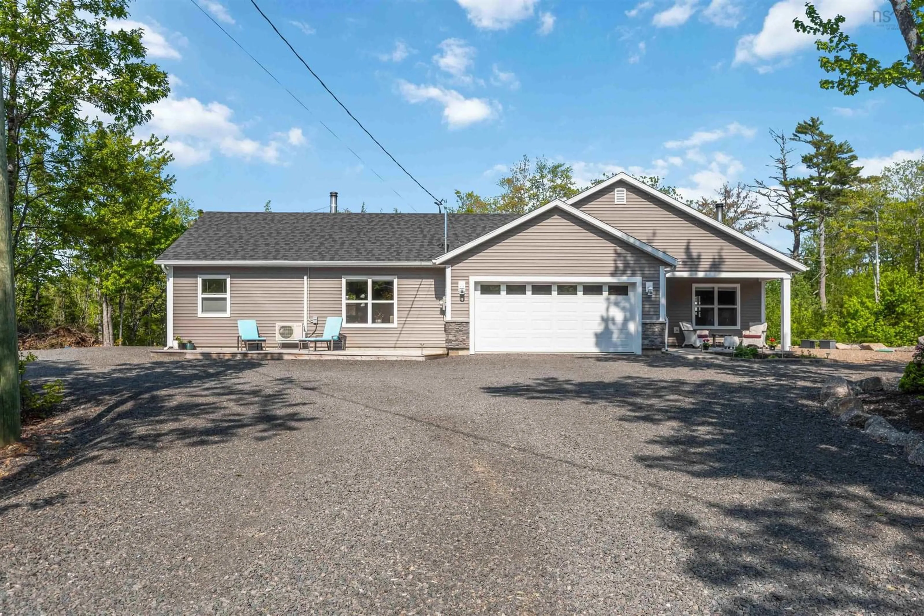 Home with vinyl exterior material, street for 3344 Highway 12, Welton Landing Nova Scotia B4N 3V8