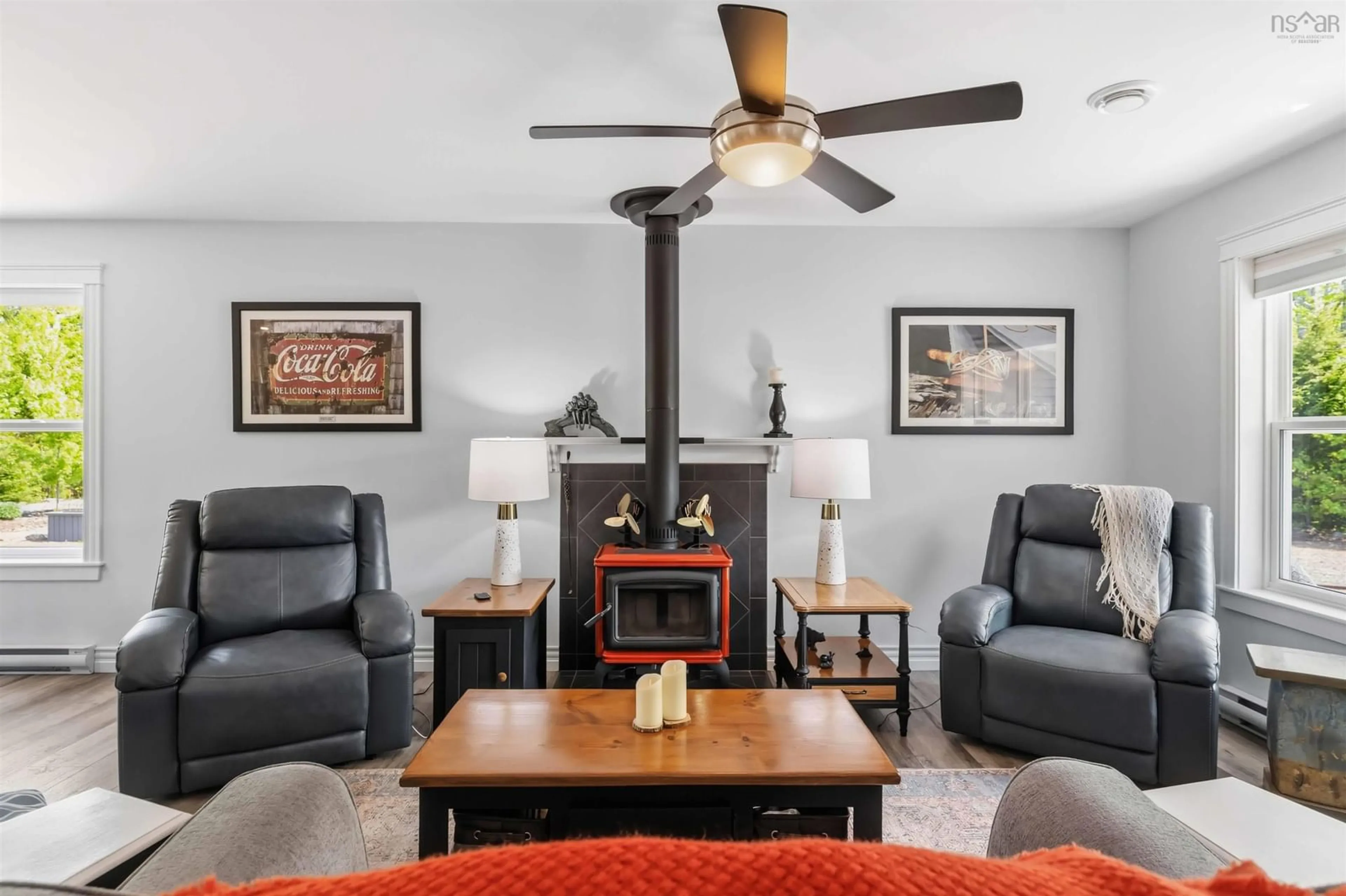 Living room with furniture, unknown for 3344 Highway 12, Welton Landing Nova Scotia B4N 3V8