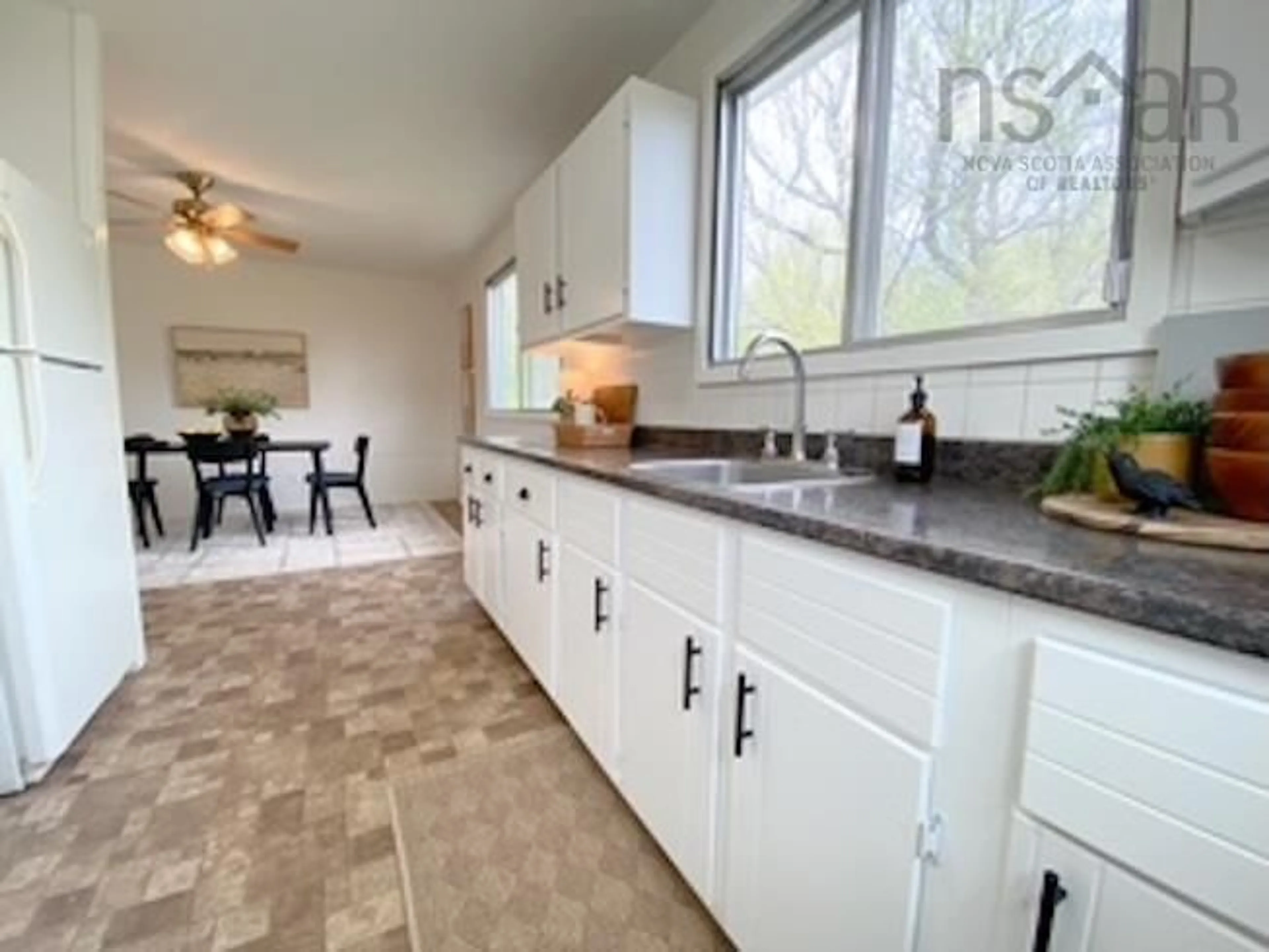 Open concept kitchen, ceramic/tile floor for 3885 Prospect Rd, North Alton Nova Scotia B4N 3V8