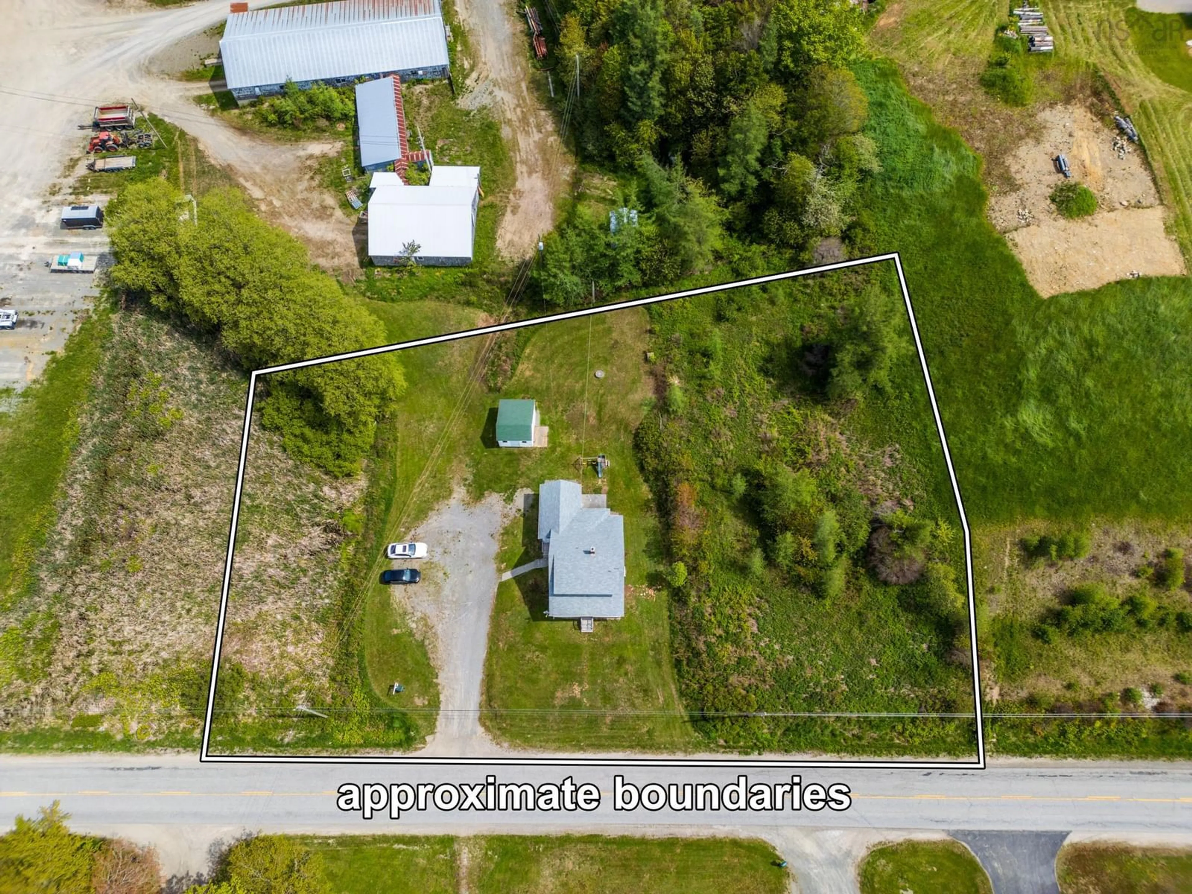 A pic from outside/outdoor area/front of a property/back of a property/a pic from drone, street for 1815 Patrice Road, Concession Nova Scotia B0W 1M0