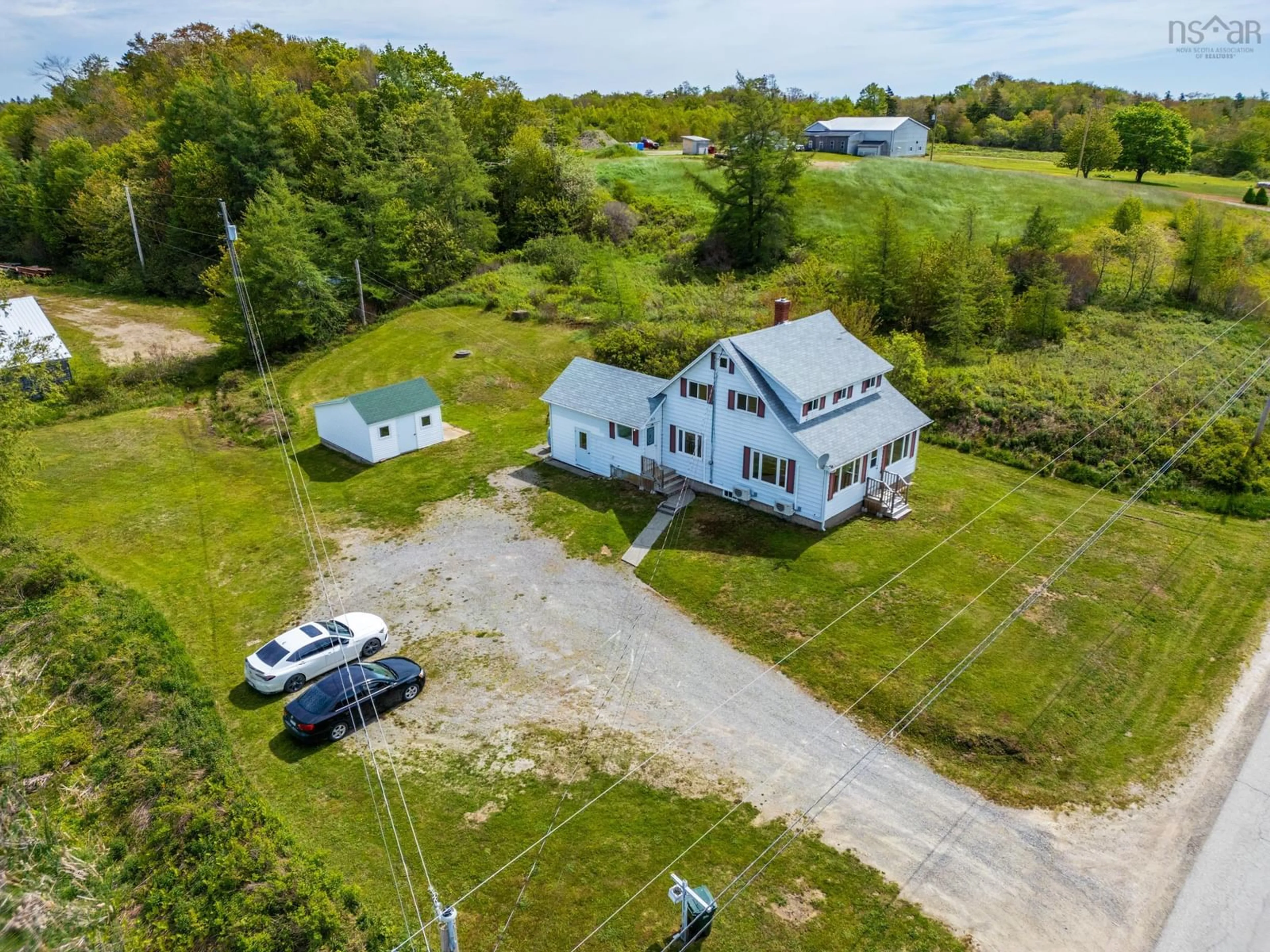 A pic from outside/outdoor area/front of a property/back of a property/a pic from drone, unknown for 1815 Patrice Road, Concession Nova Scotia B0W 1M0