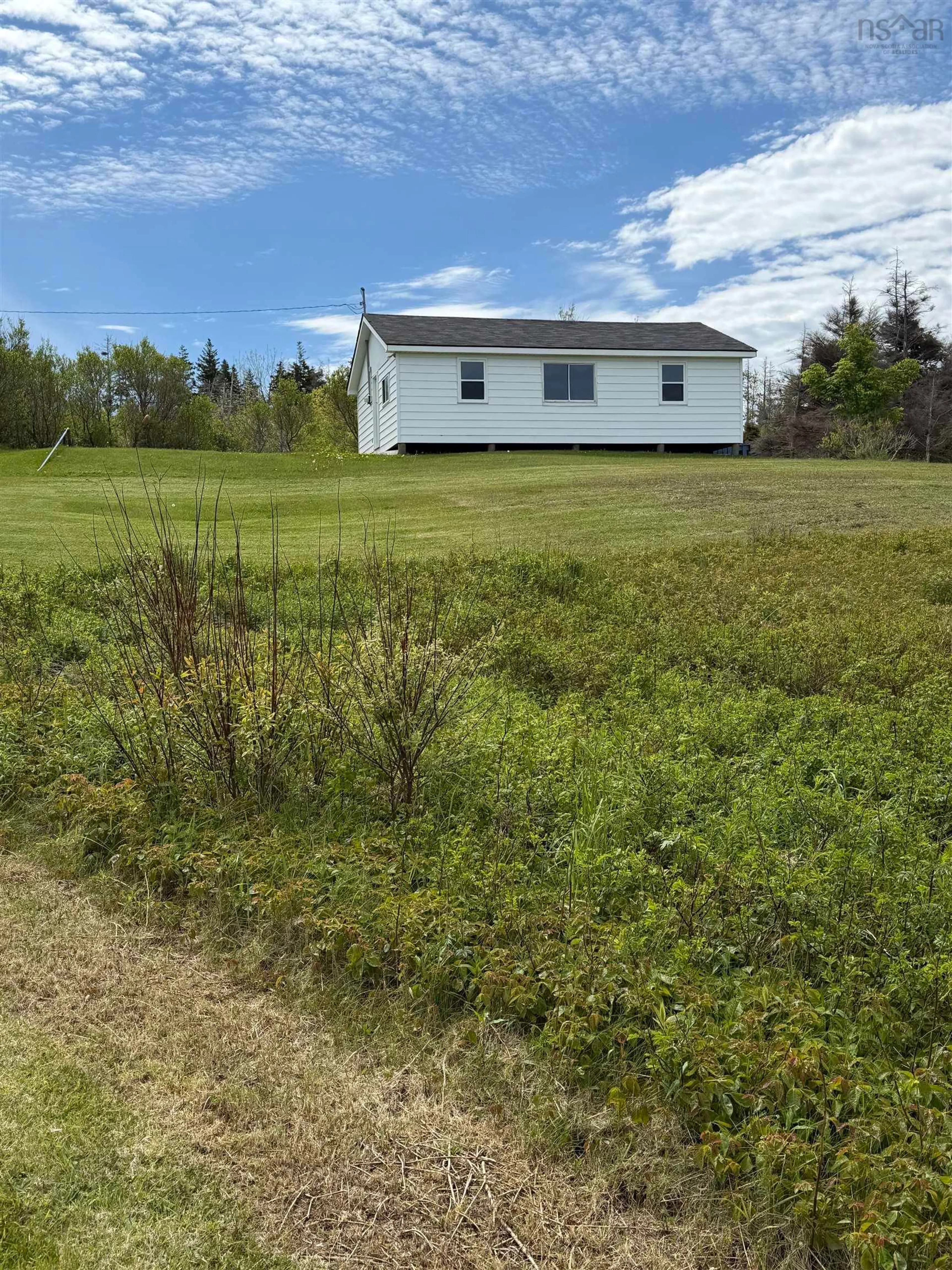 A pic from outside/outdoor area/front of a property/back of a property/a pic from drone, building for 115 John Joes Lane B0k 1g0, McArras Brook Nova Scotia B0K 1G0
