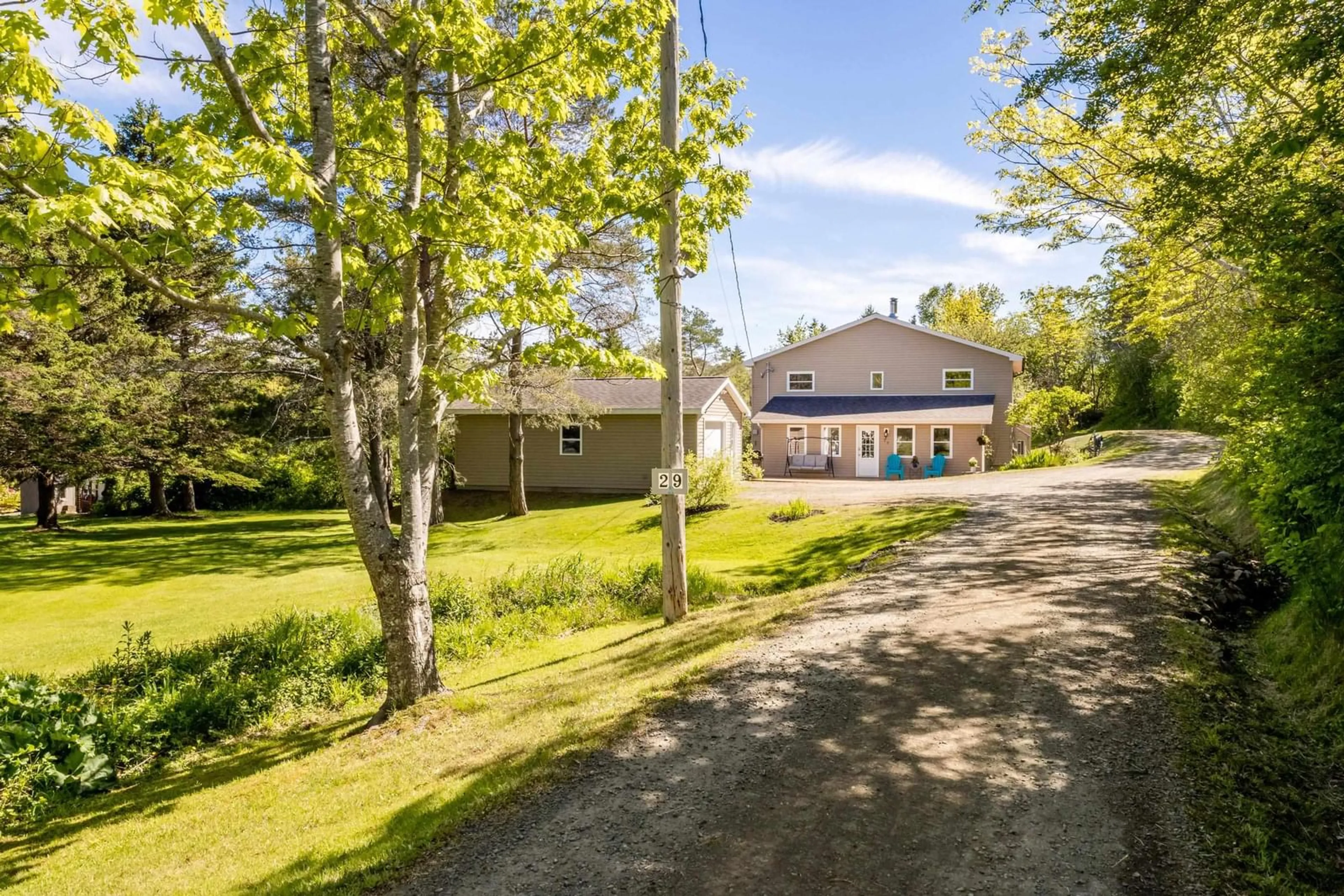 A pic from outside/outdoor area/front of a property/back of a property/a pic from drone, street for 29 Culloden Rd, Mount Pleasant Nova Scotia B0V 1A0