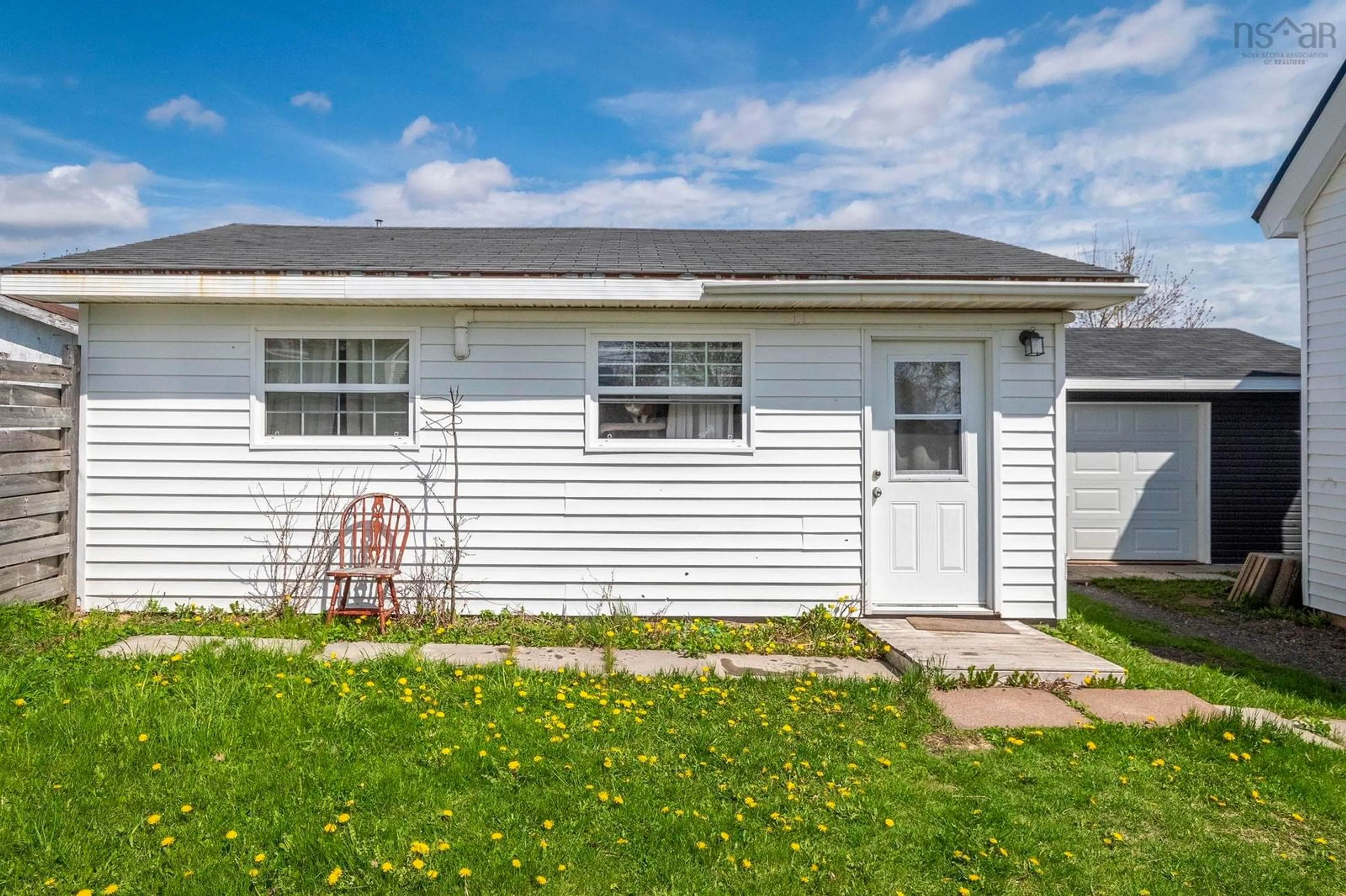 Home with vinyl exterior material, street for 102 North Foord St, Stellarton Nova Scotia B0K 1S0