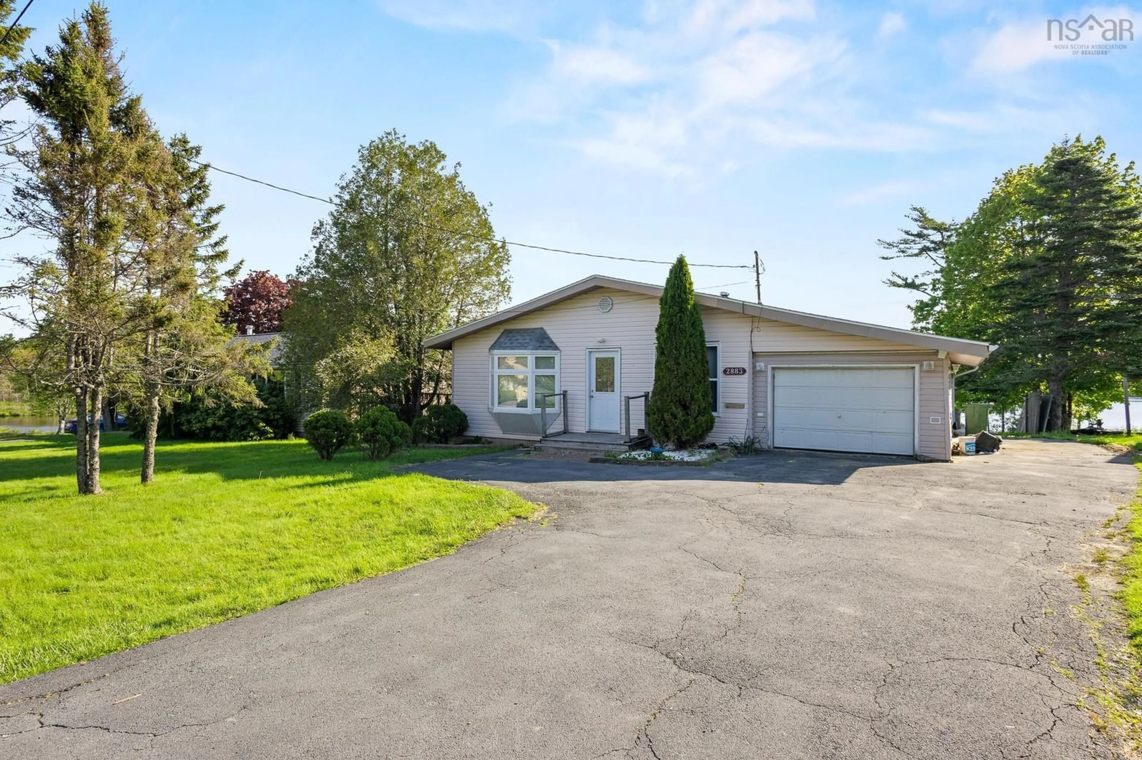 A pic from outside/outdoor area/front of a property/back of a property/a pic from drone, street for 2883 Sackville Dr, Upper Sackville Nova Scotia B4E 3C4