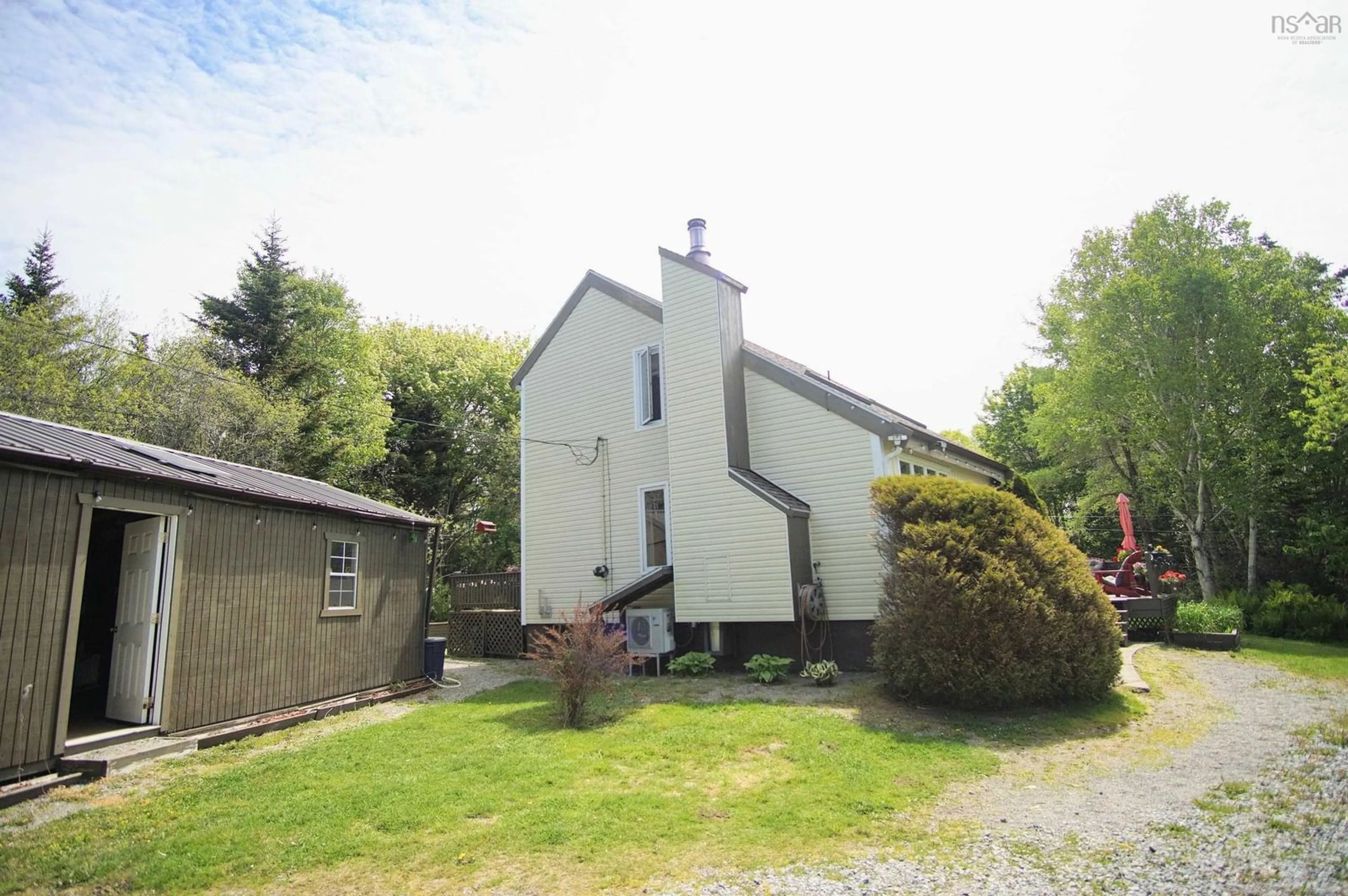 A pic from outside/outdoor area/front of a property/back of a property/a pic from drone, building for Highway 3 #2195, Barrington Nova Scotia B0W 1E0