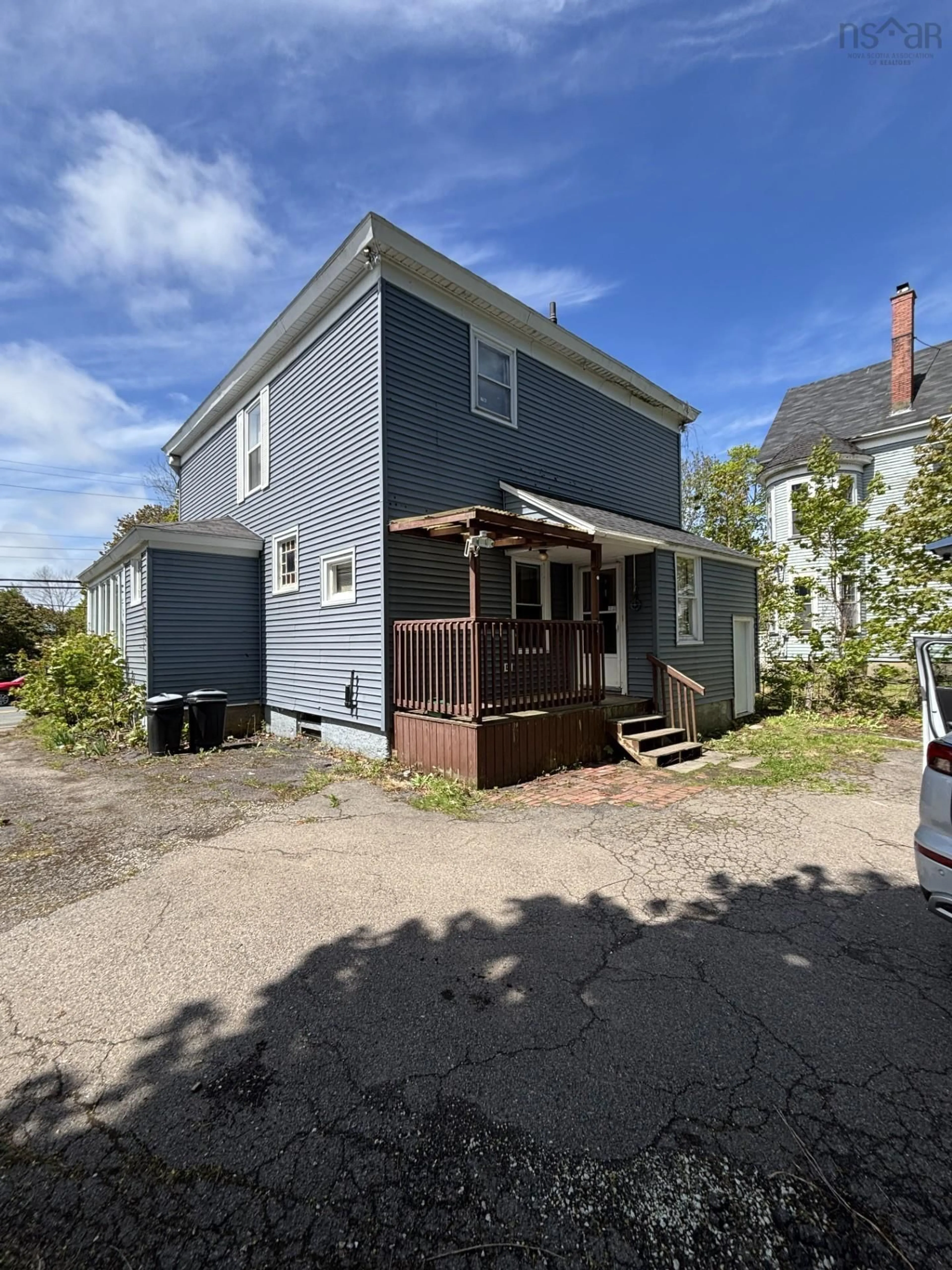 A pic from outside/outdoor area/front of a property/back of a property/a pic from drone, street for 49 King St, North Sydney Nova Scotia B2A 2S9