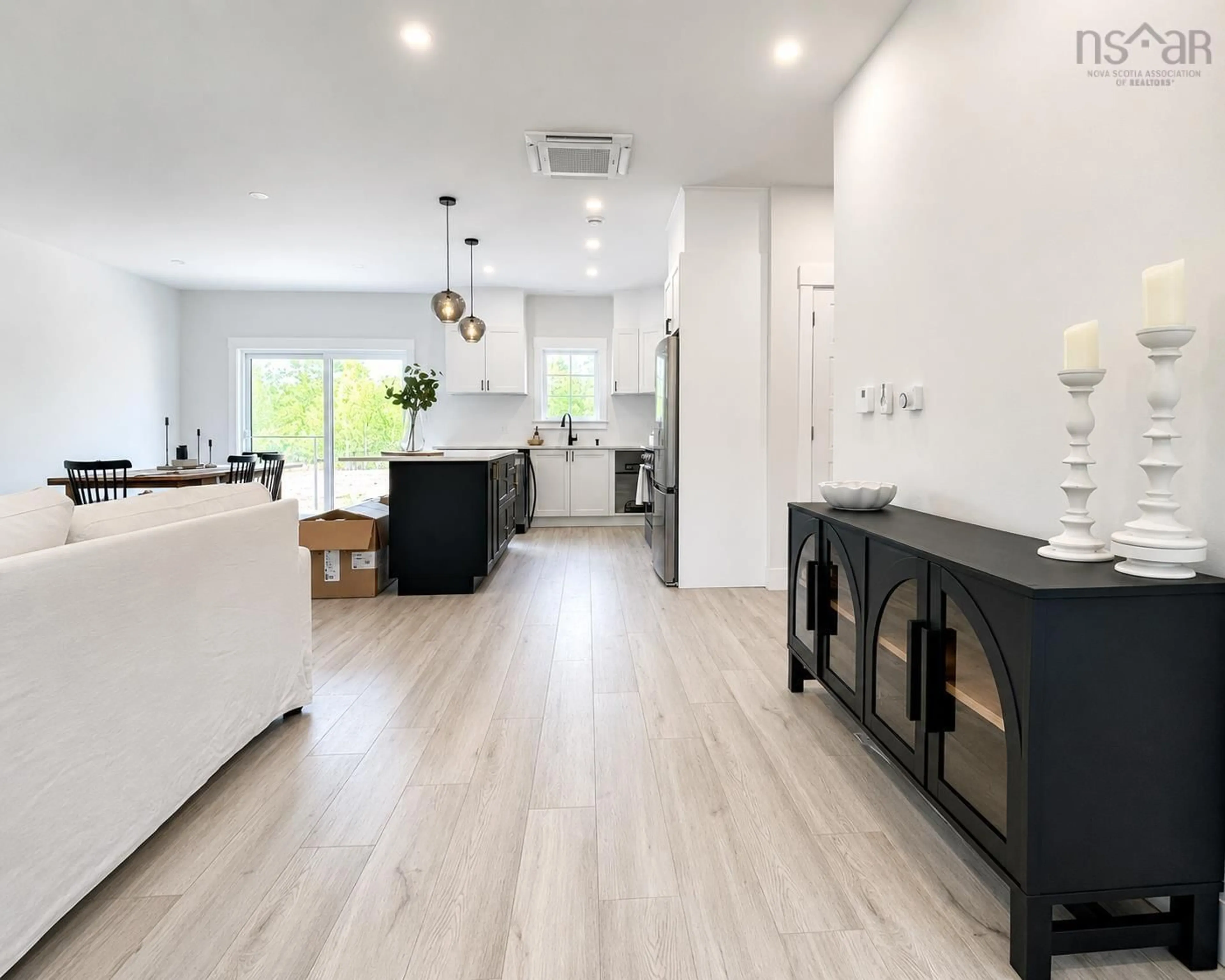 Open concept kitchen, unknown for 9 Christison Lane, Pictou Landing Nova Scotia B0K 1X0