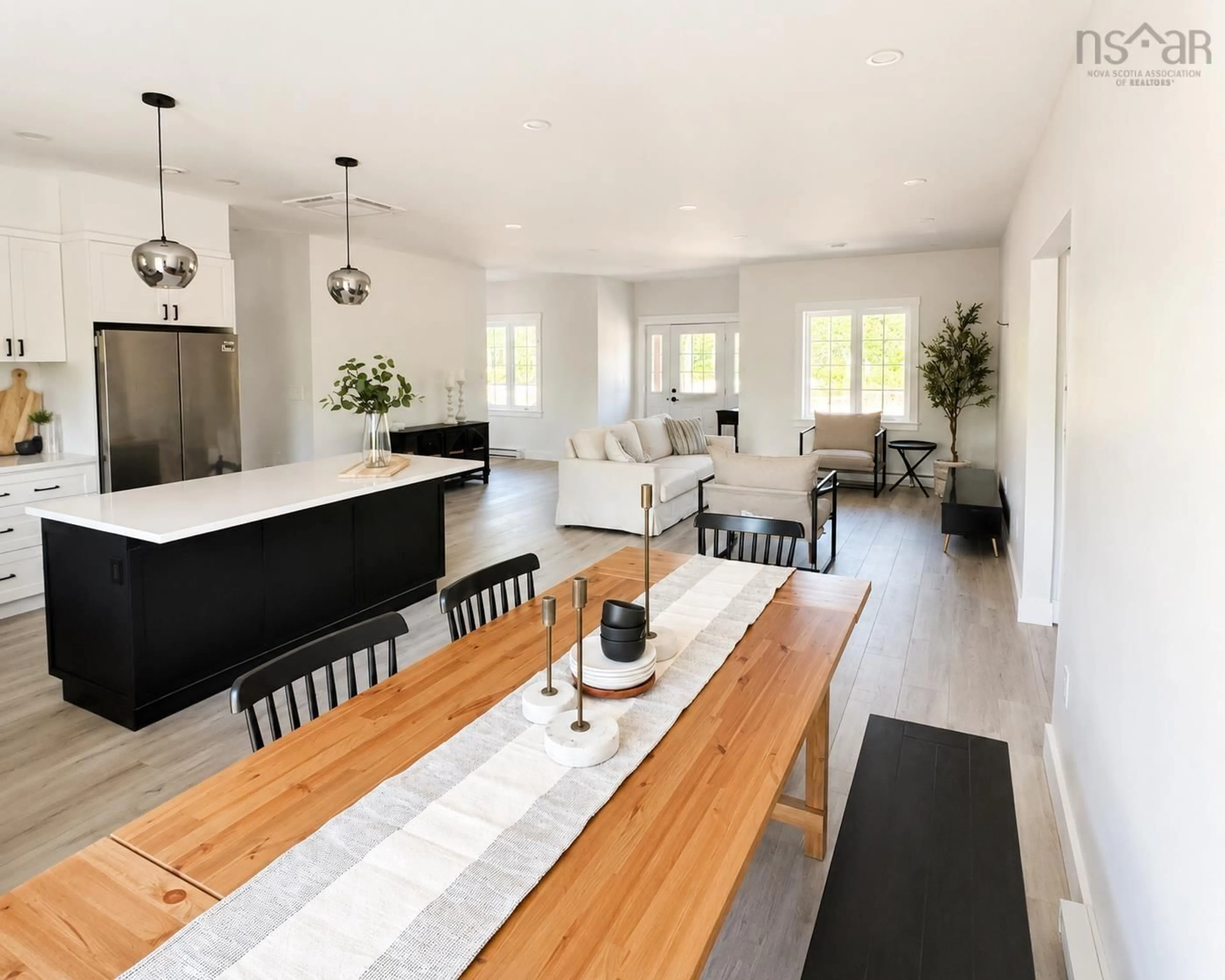 Open concept kitchen, unknown for 9 Christison Lane, Pictou Landing Nova Scotia B0K 1X0