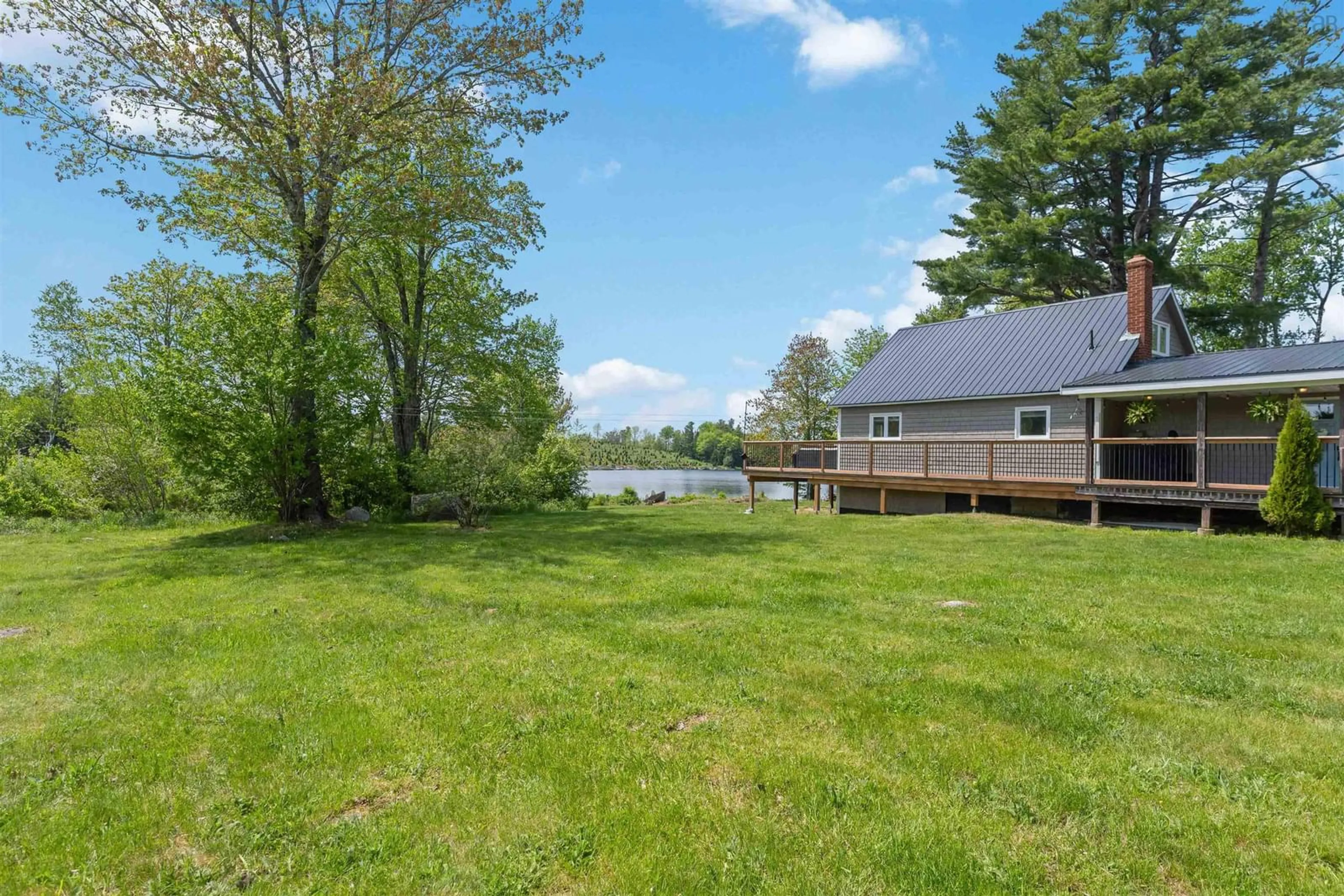 Patio, water/lake/river/ocean view for 321 Lake Ramsay Road, New Ross Nova Scotia B0J 2M0