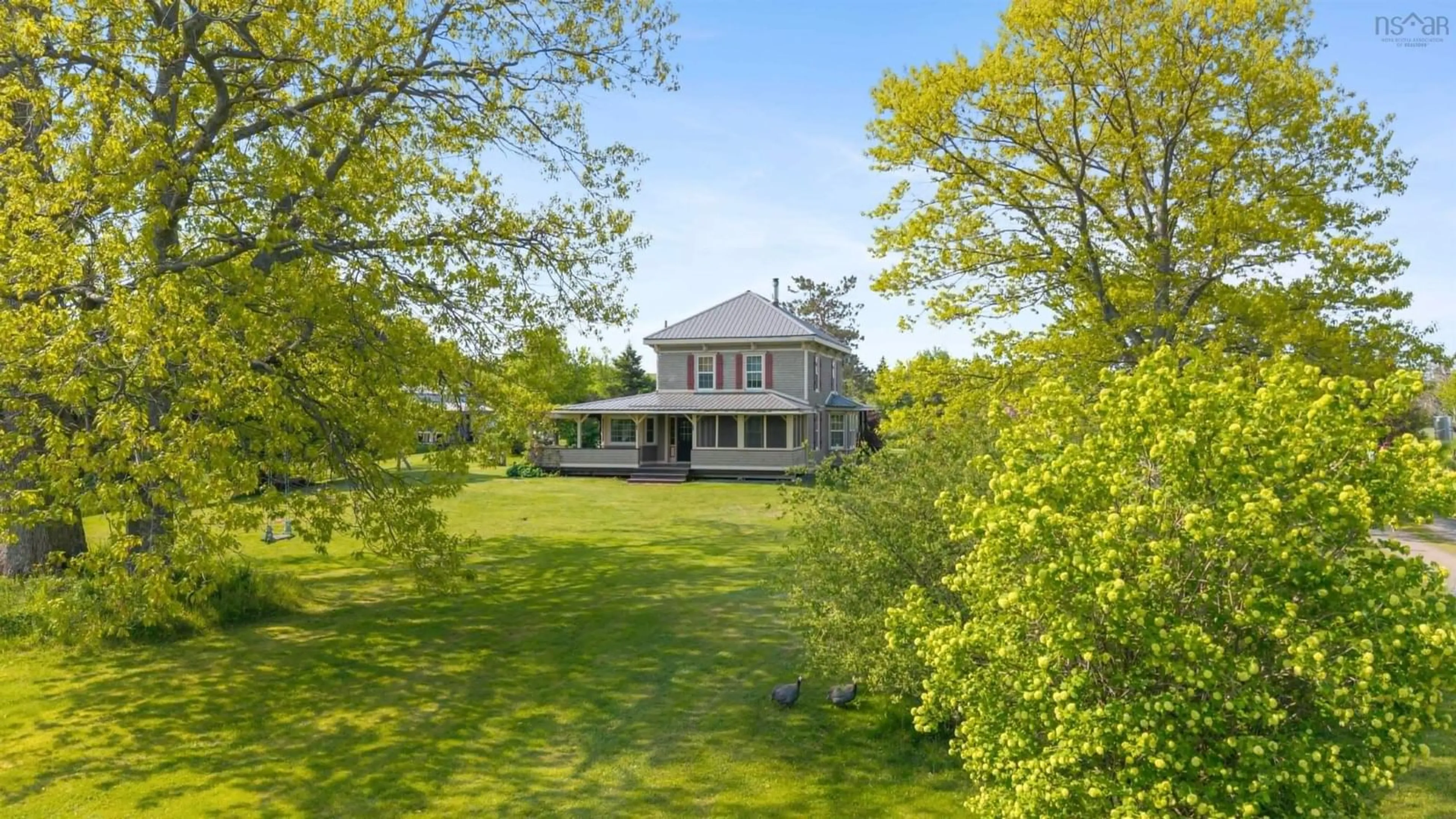 A pic from outside/outdoor area/front of a property/back of a property/a pic from drone, unknown for 3914 Highway 6, Brule Nova Scotia B0K 1V0