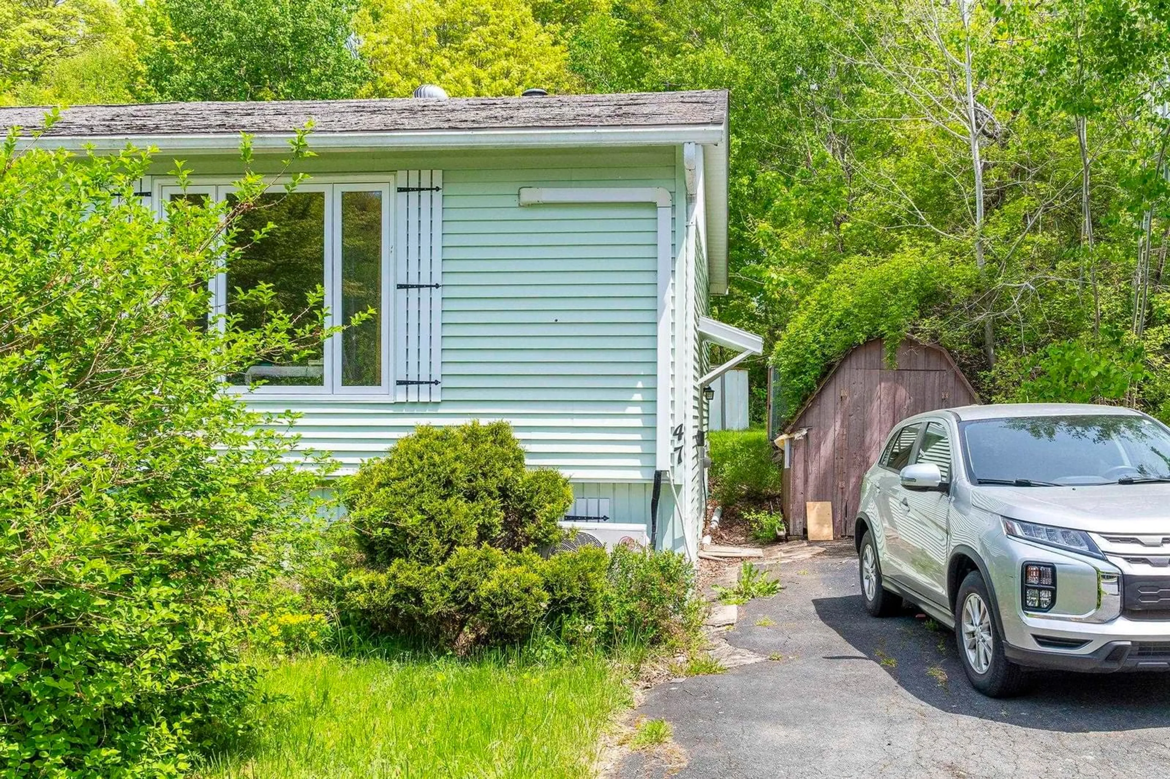 Home with vinyl exterior material, street for 47 Prince St, Lower Sackville Nova Scotia B4C 1L2