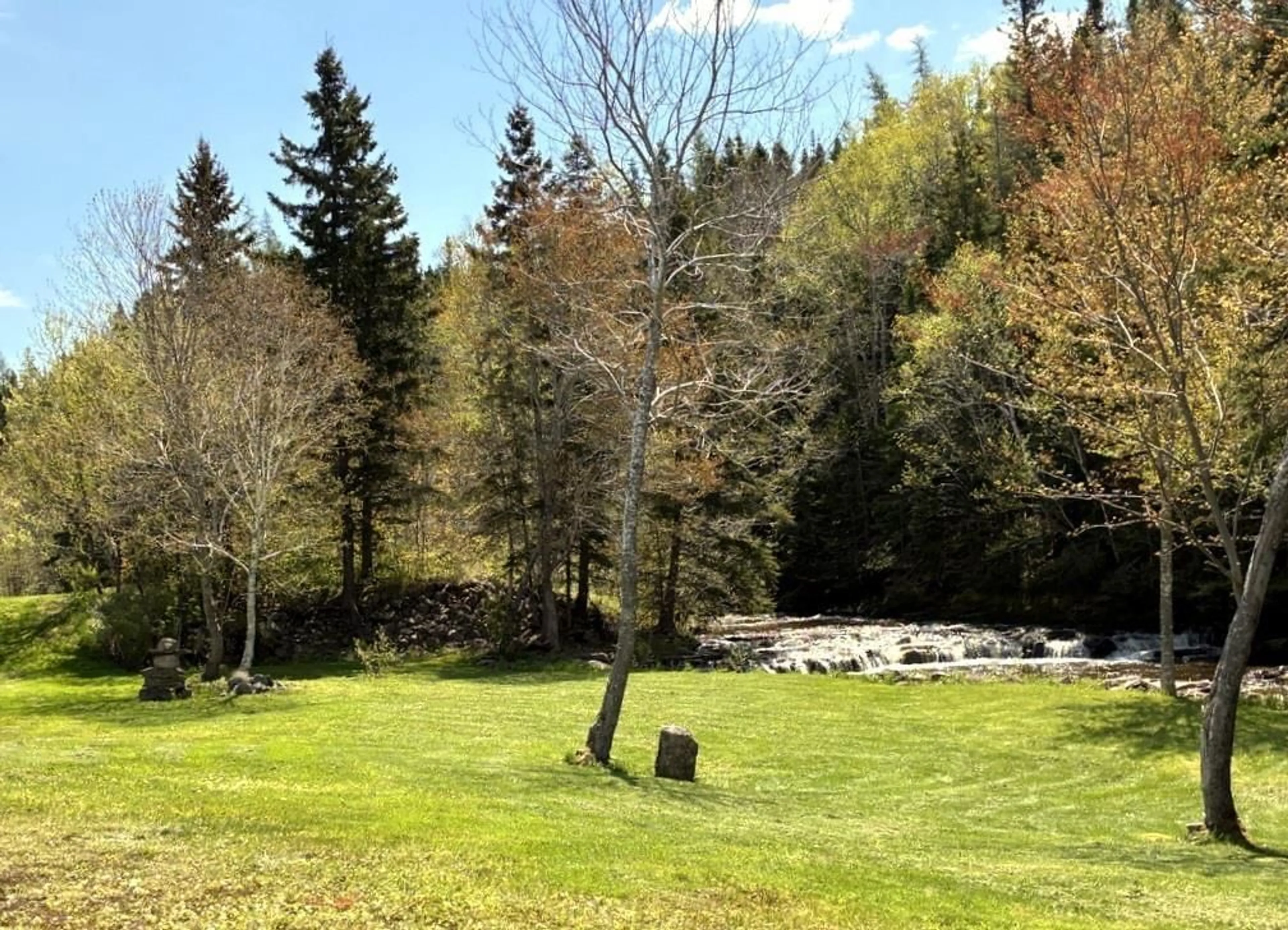 A pic from outside/outdoor area/front of a property/back of a property/a pic from drone, forest/trees view for 126 Whycocomagh Road, Glencoe Mills Nova Scotia B0E 1X0