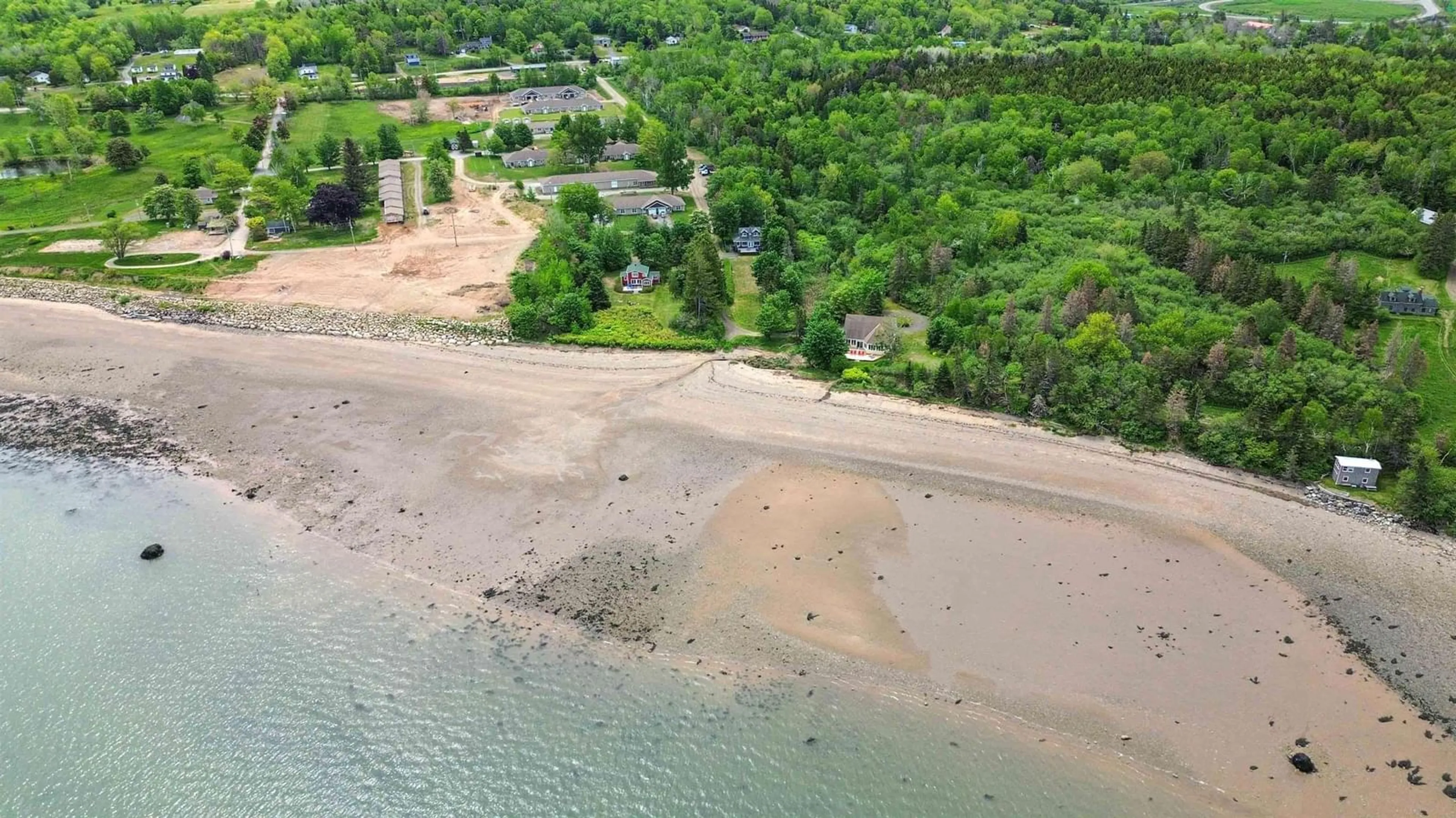 A pic from outside/outdoor area/front of a property/back of a property/a pic from drone, water/lake/river/ocean view for 85 Pettrie Rd, Smiths Cove Nova Scotia B0S 1S0