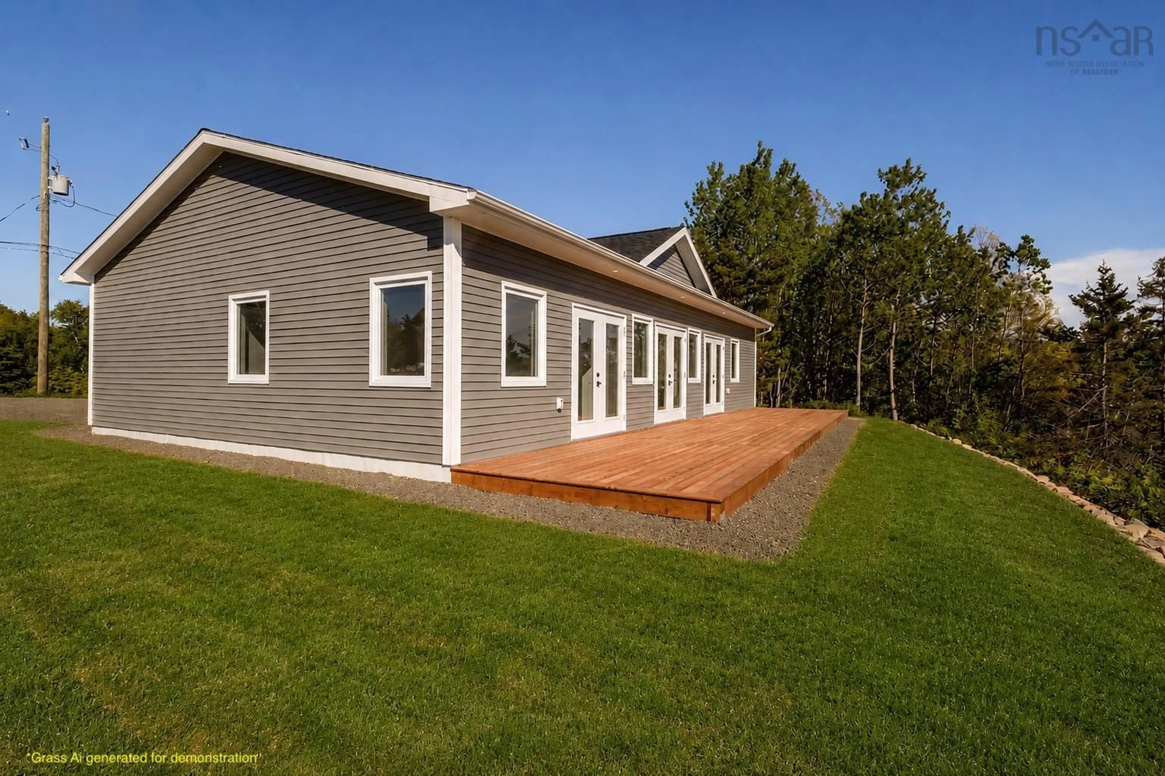 Home with vinyl exterior material, building for 41 Colonial Arms Dr, Deep Brook Nova Scotia B0S 1J0