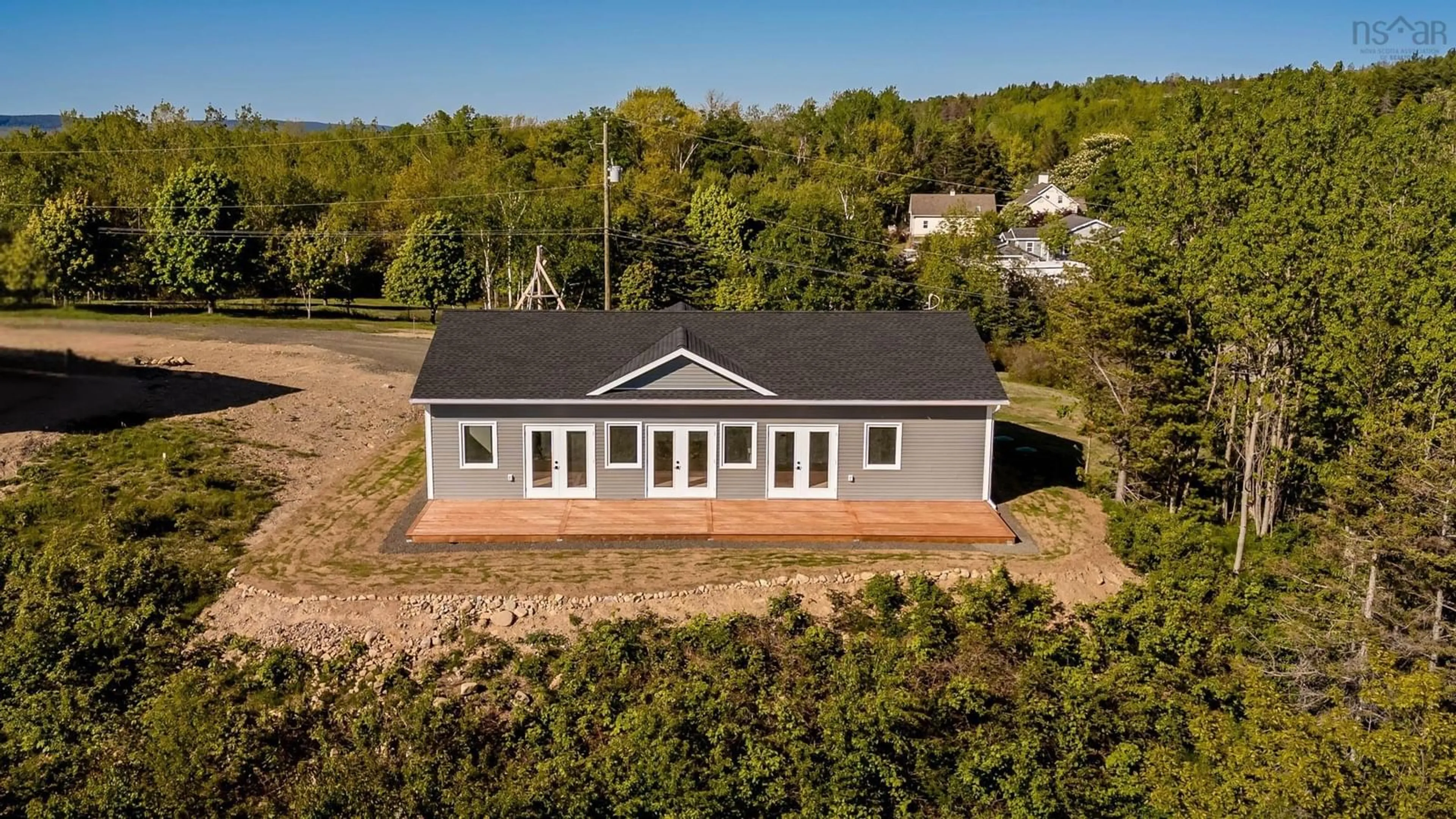 A pic from outside/outdoor area/front of a property/back of a property/a pic from drone, building for 41 Colonial Arms Dr, Deep Brook Nova Scotia B0S 1J0