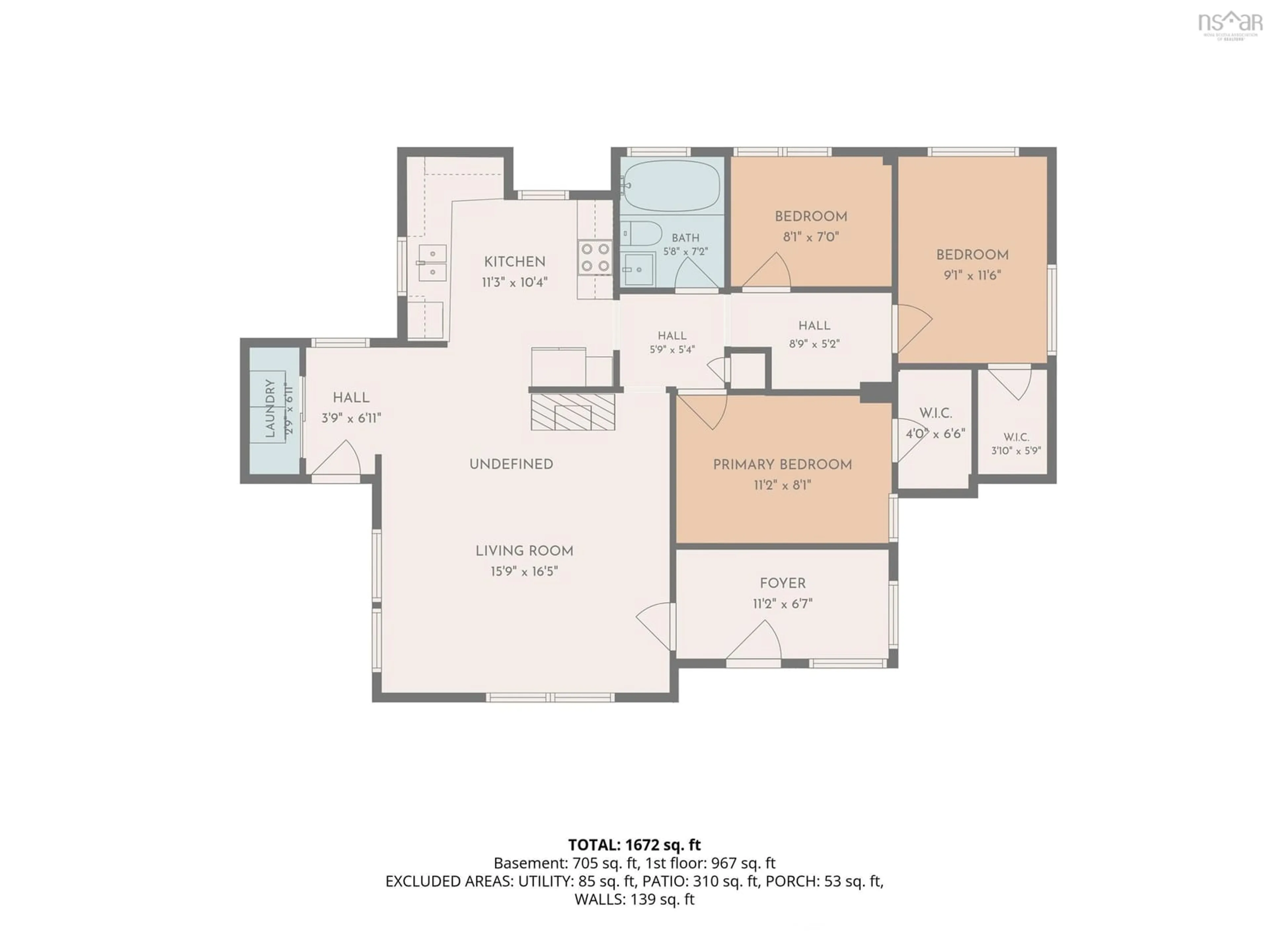 Floor plan for 127 Crescent Dr, New Minas Nova Scotia B4N 3G9