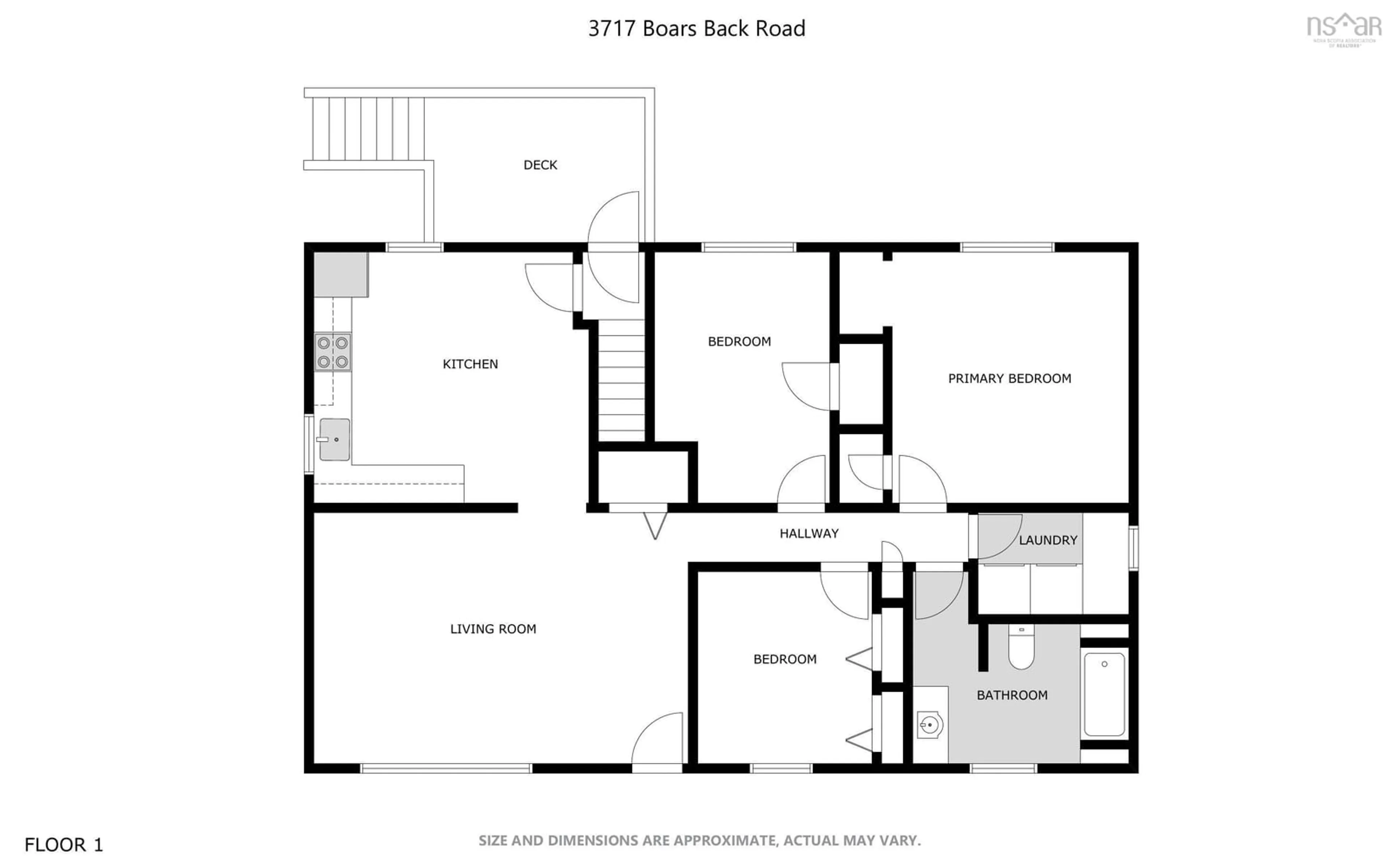 Floor plan for 3717 Boars Back Rd, River Hebert Nova Scotia B0L 1G0