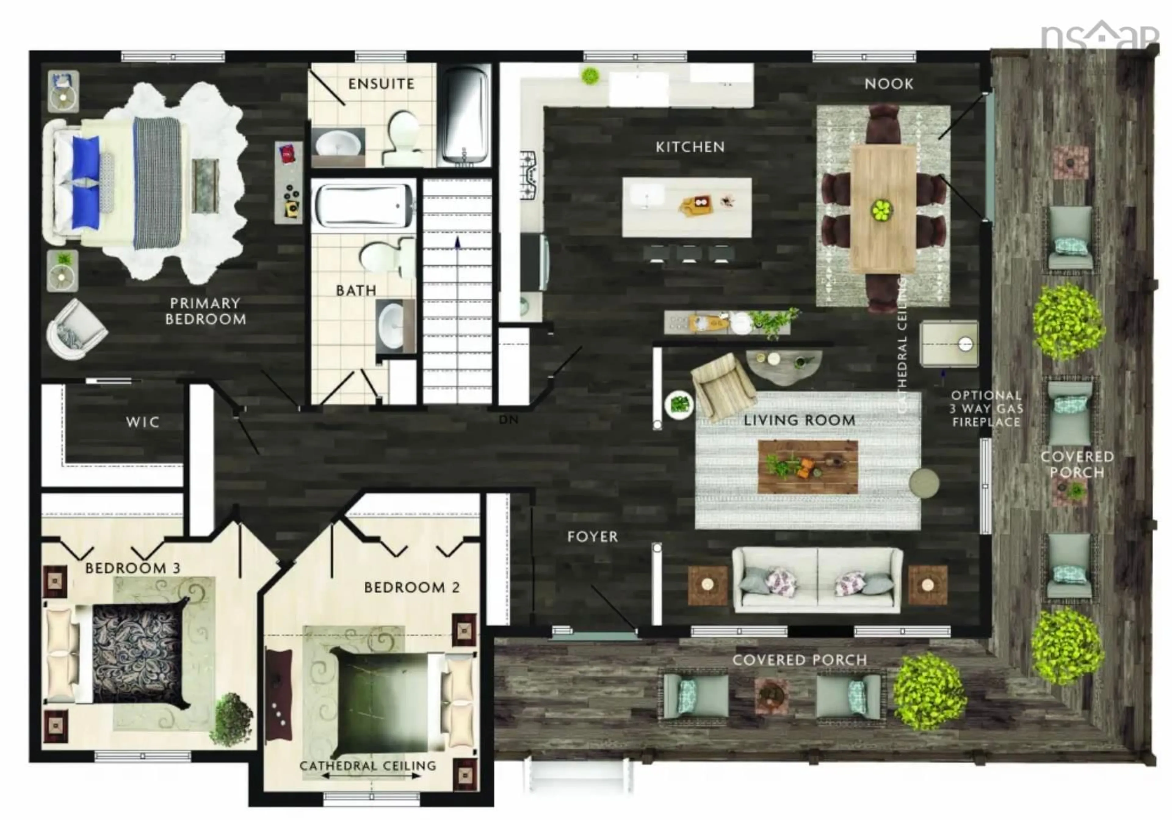 Floor plan for Lot 9 Biggs Dr, Amherst Nova Scotia B4H 3Y2