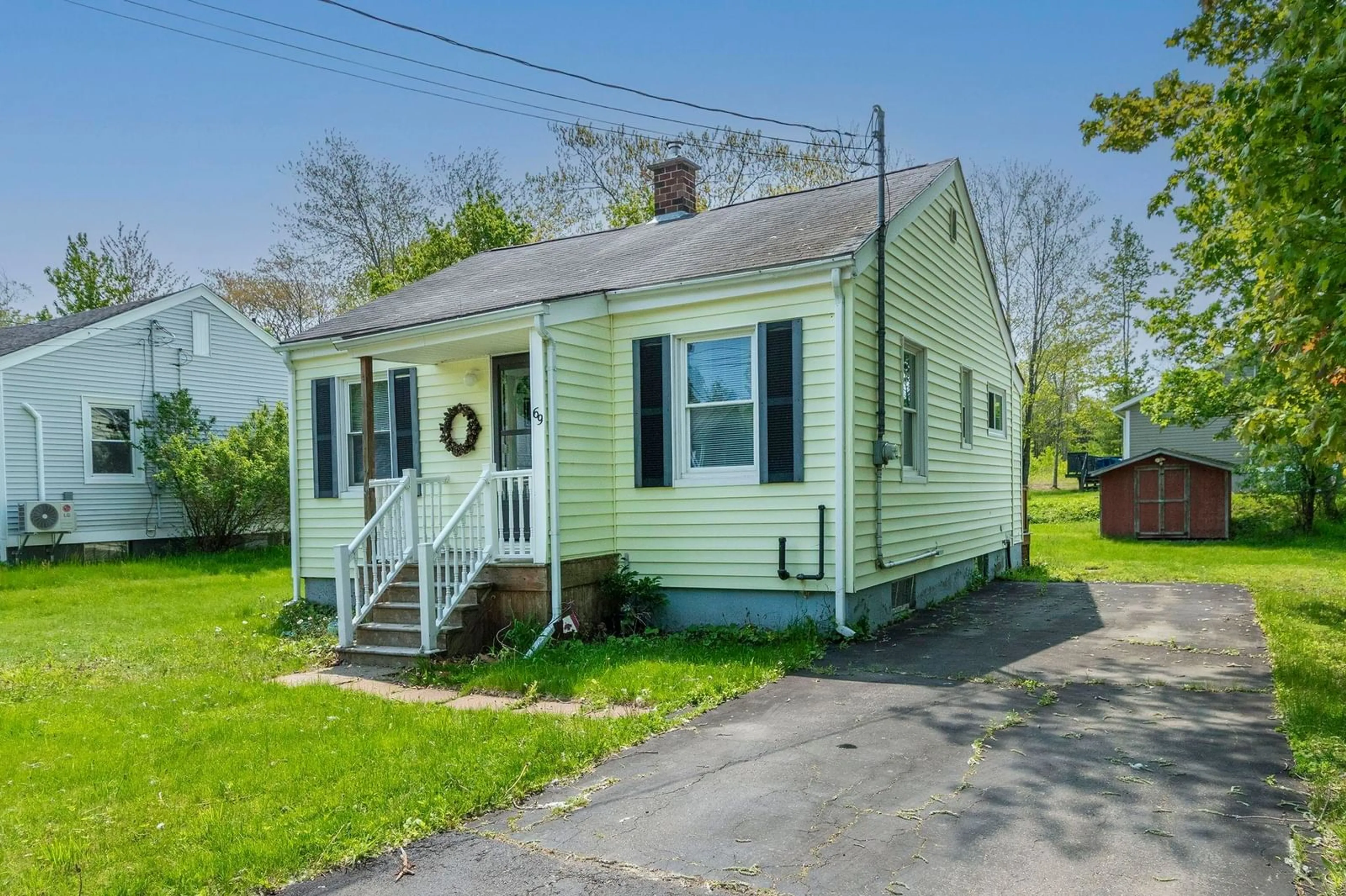 Home with vinyl exterior material, street for 69 Cambey Ave, Stellarton Nova Scotia B0K 1S0