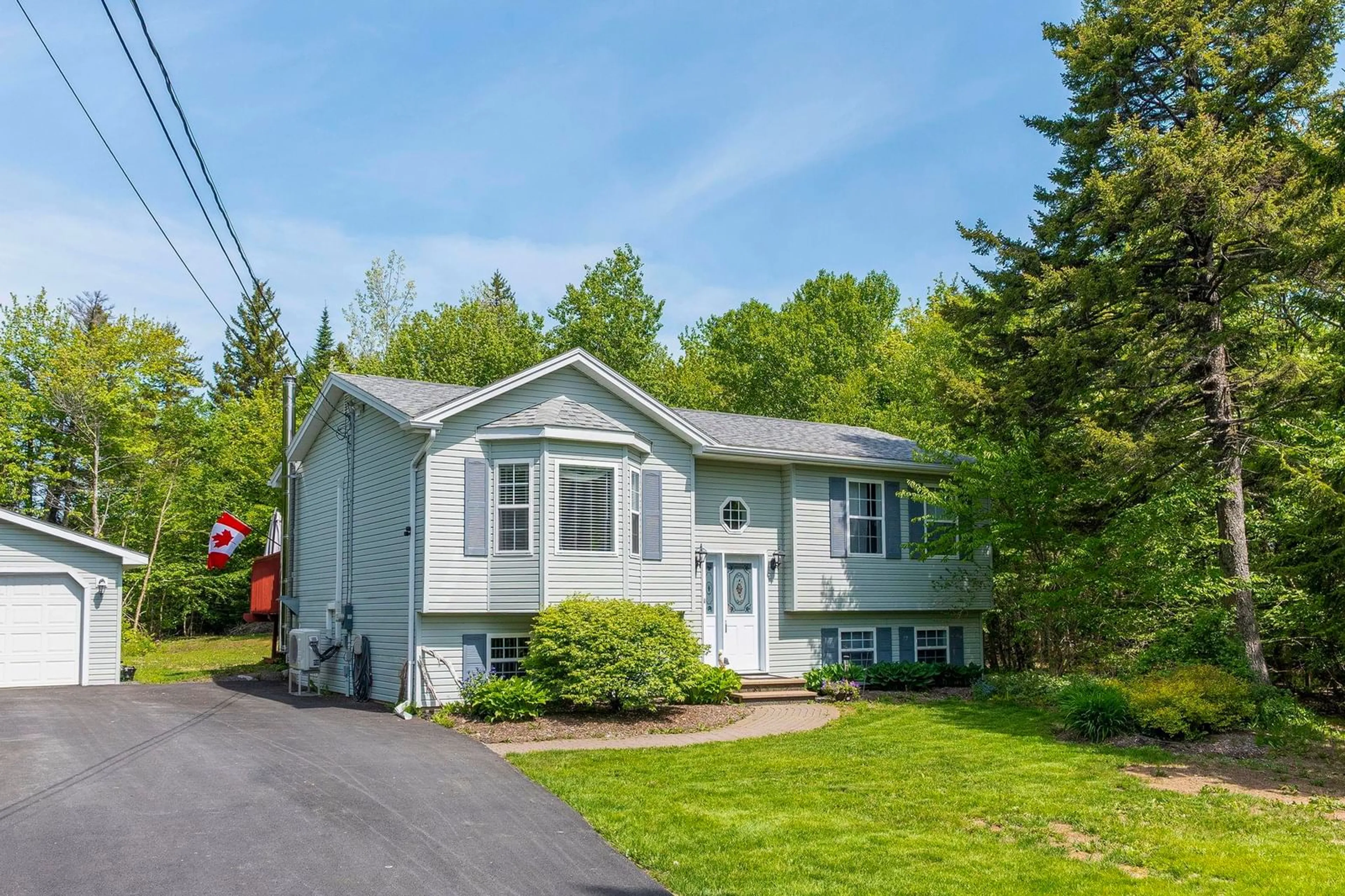 Home with vinyl exterior material, street for 18 Weaver Crt, Hammonds Plains Nova Scotia B3Z 1K9