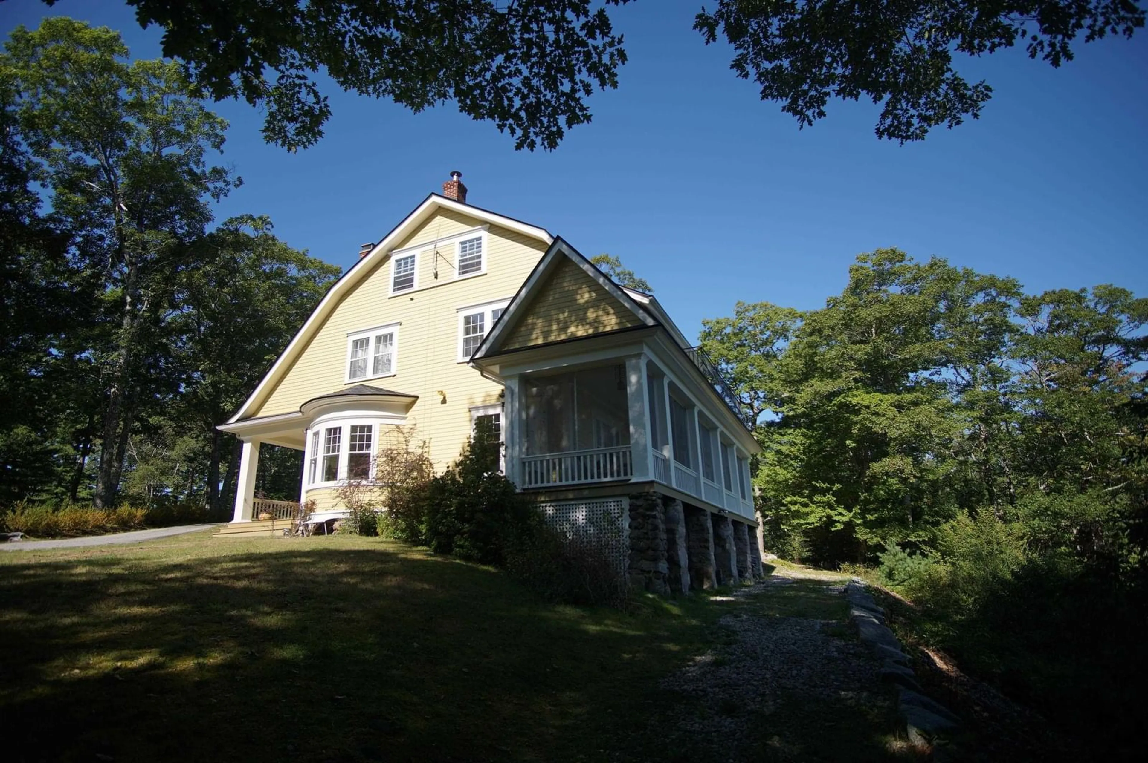 A pic from outside/outdoor area/front of a property/back of a property/a pic from drone, building for 1628 Upper Clyde Rd, Clyde River Nova Scotia B0W 1R0