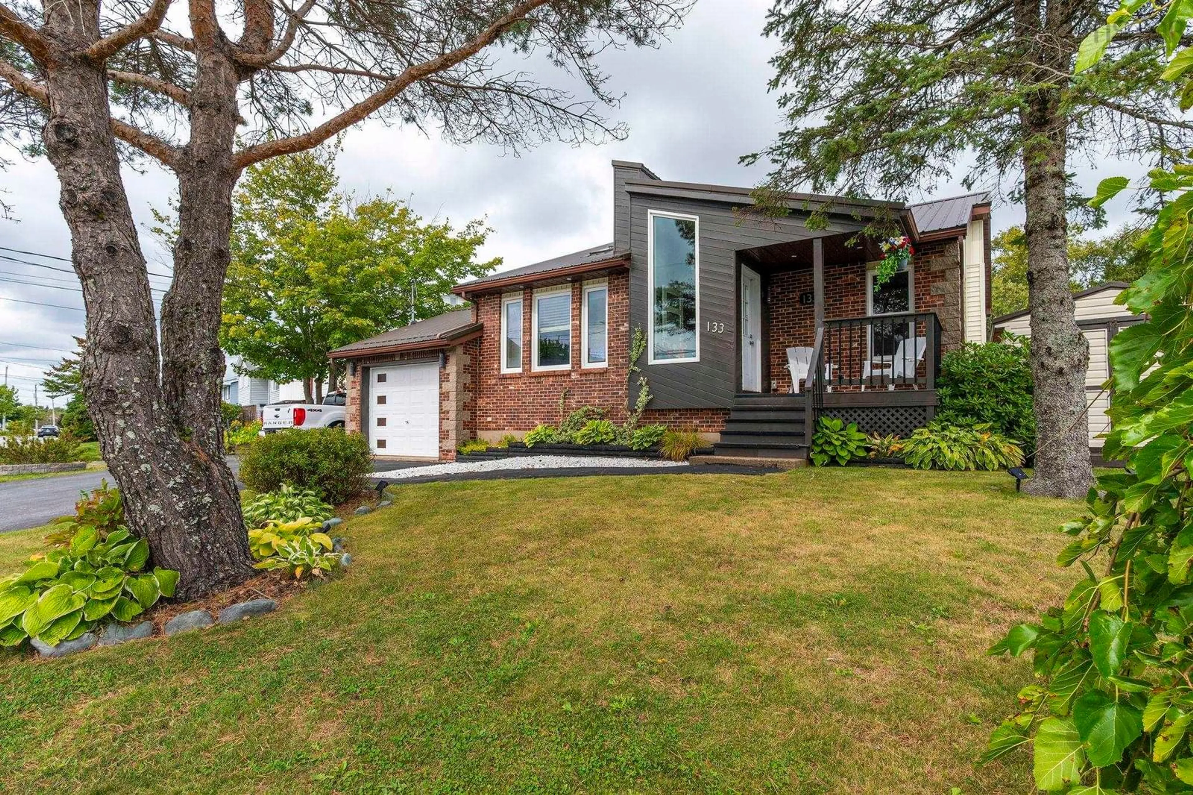 Home with brick exterior material, street for 133 Chaswood Dr, Dartmouth Nova Scotia B2V 2M4