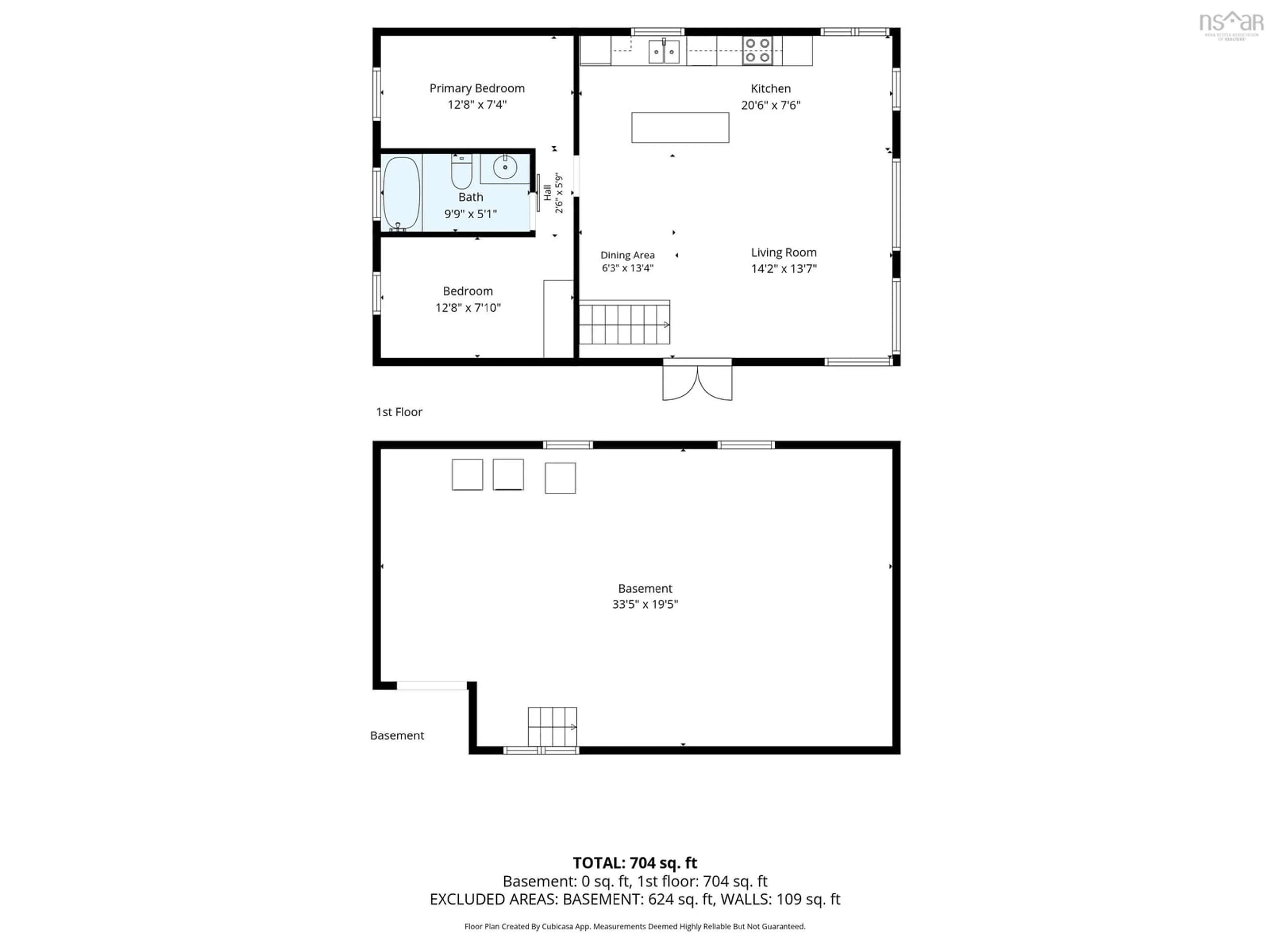 Floor plan for 243 Cottage Rd, Diligent River Nova Scotia B0M 1S0
