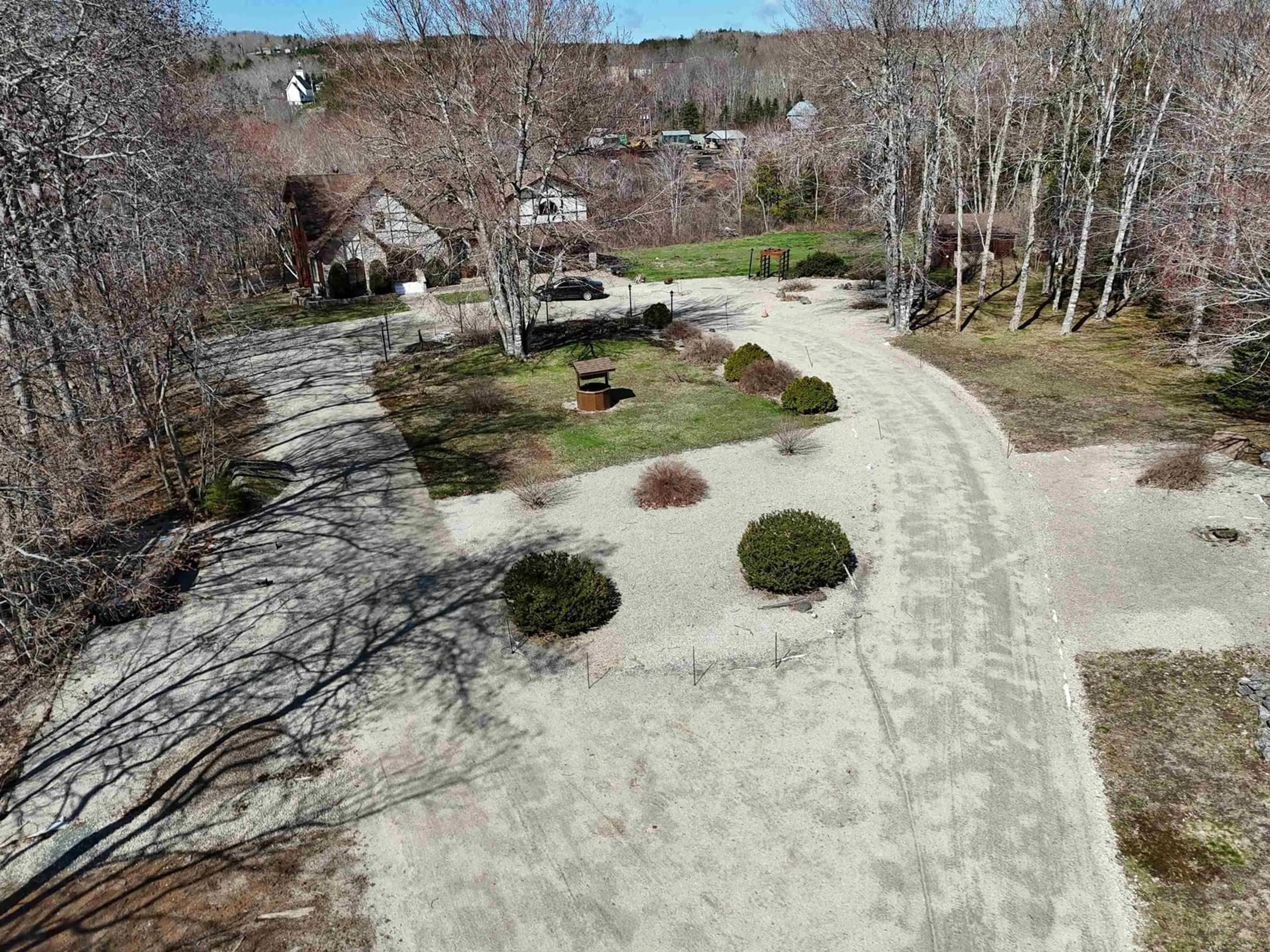 A pic from outside/outdoor area/front of a property/back of a property/a pic from drone, unknown for 183 New Russell Rd, New Ross Nova Scotia B0J 2M0