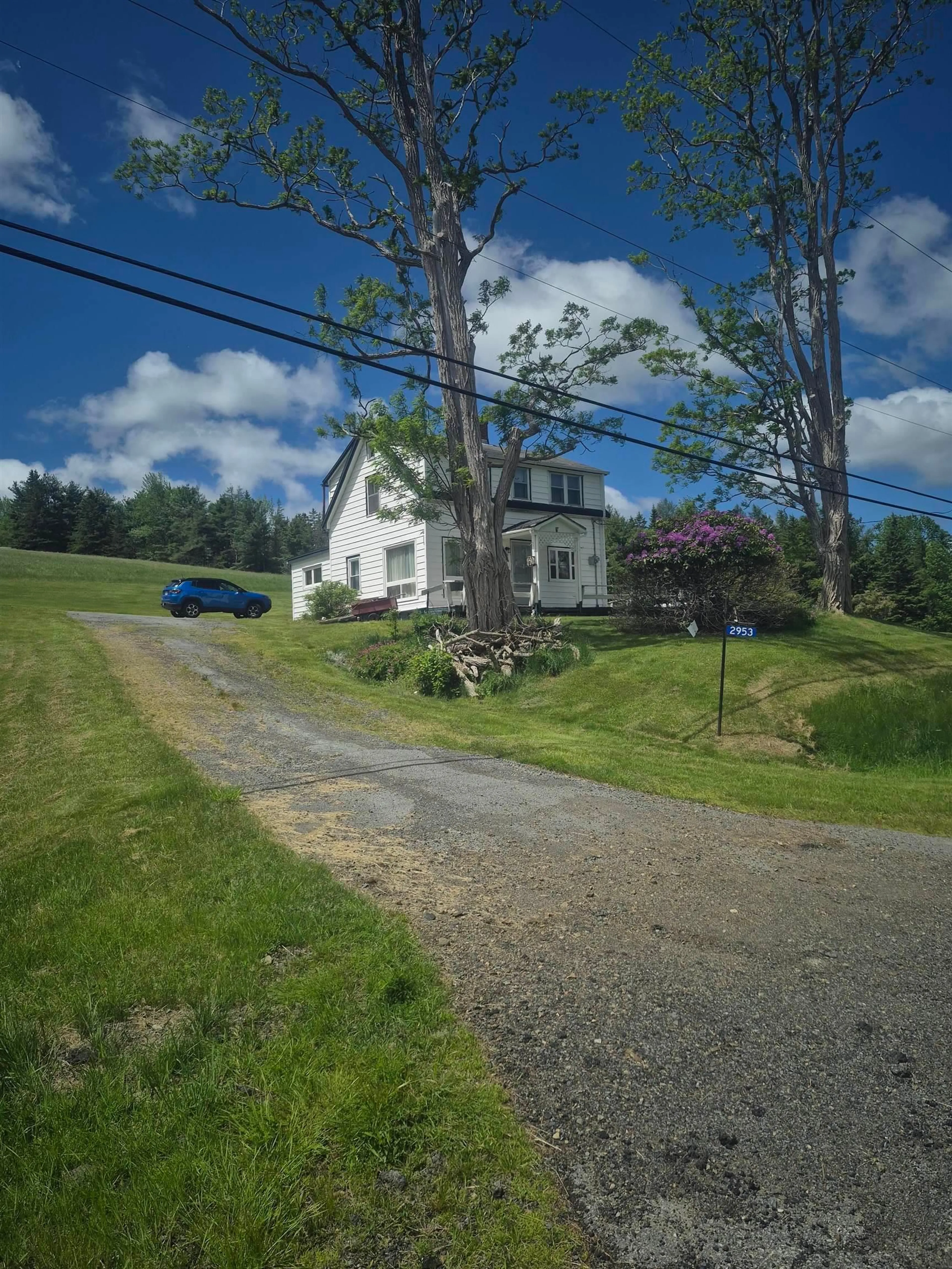 A pic from outside/outdoor area/front of a property/back of a property/a pic from drone, street for 2953 Cornwall Rd, Upper New Cornwall Nova Scotia B0J 2E0