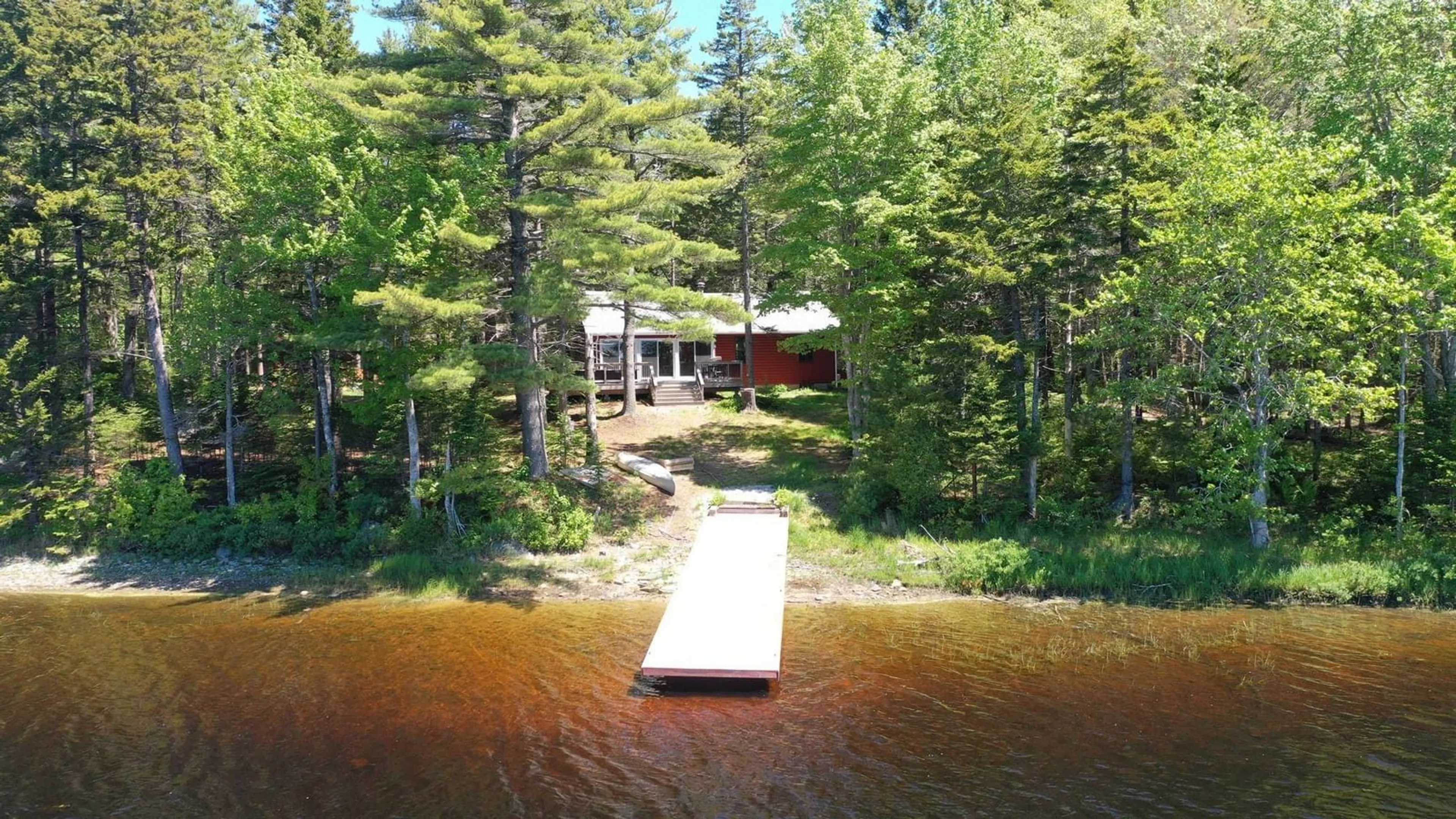 A pic from outside/outdoor area/front of a property/back of a property/a pic from drone, water/lake/river/ocean view for 161 Beaverhouse Lane, East Kemptville Nova Scotia B5A 5P5