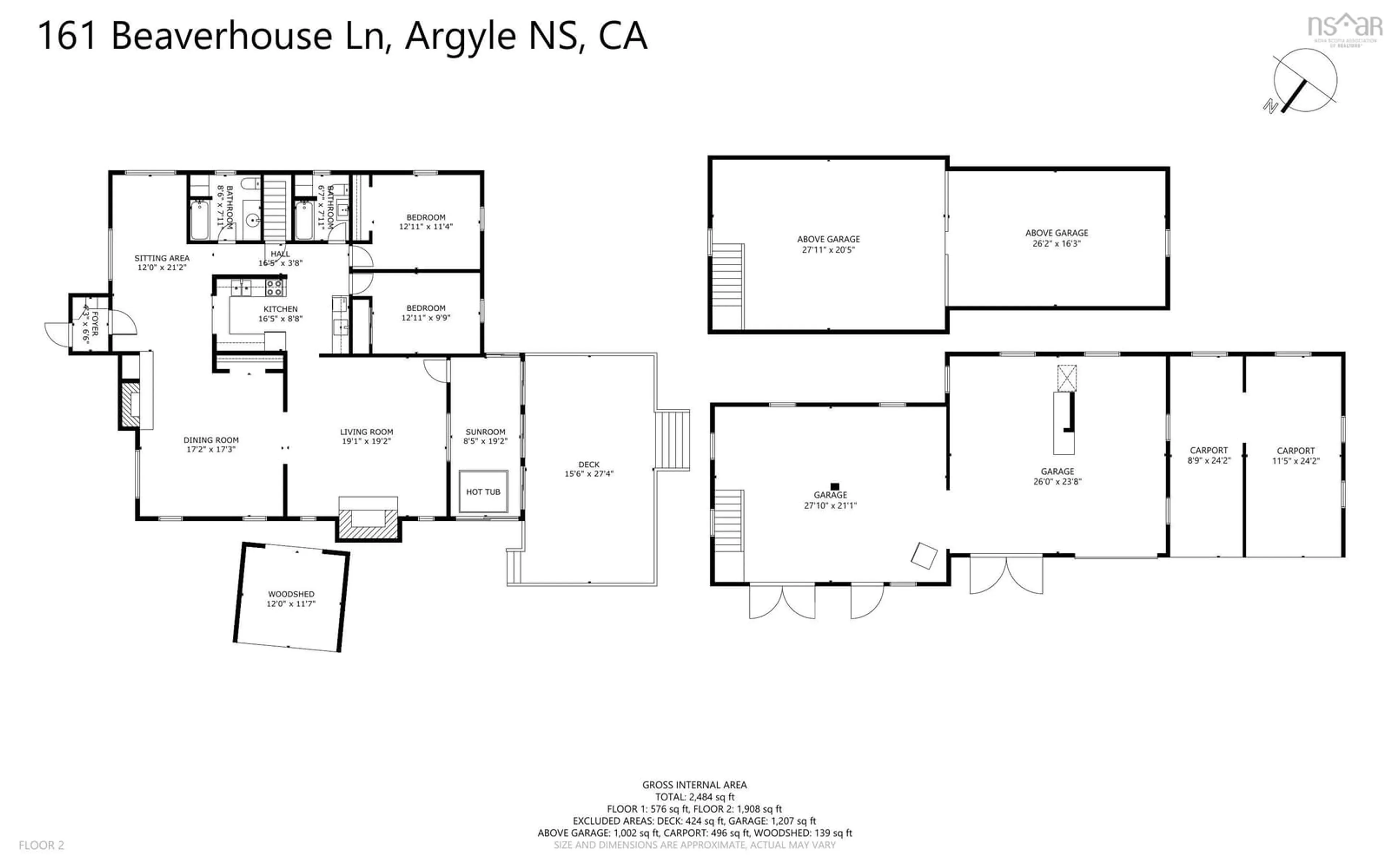 Floor plan for 161 Beaverhouse Lane, East Kemptville Nova Scotia B5A 5P5