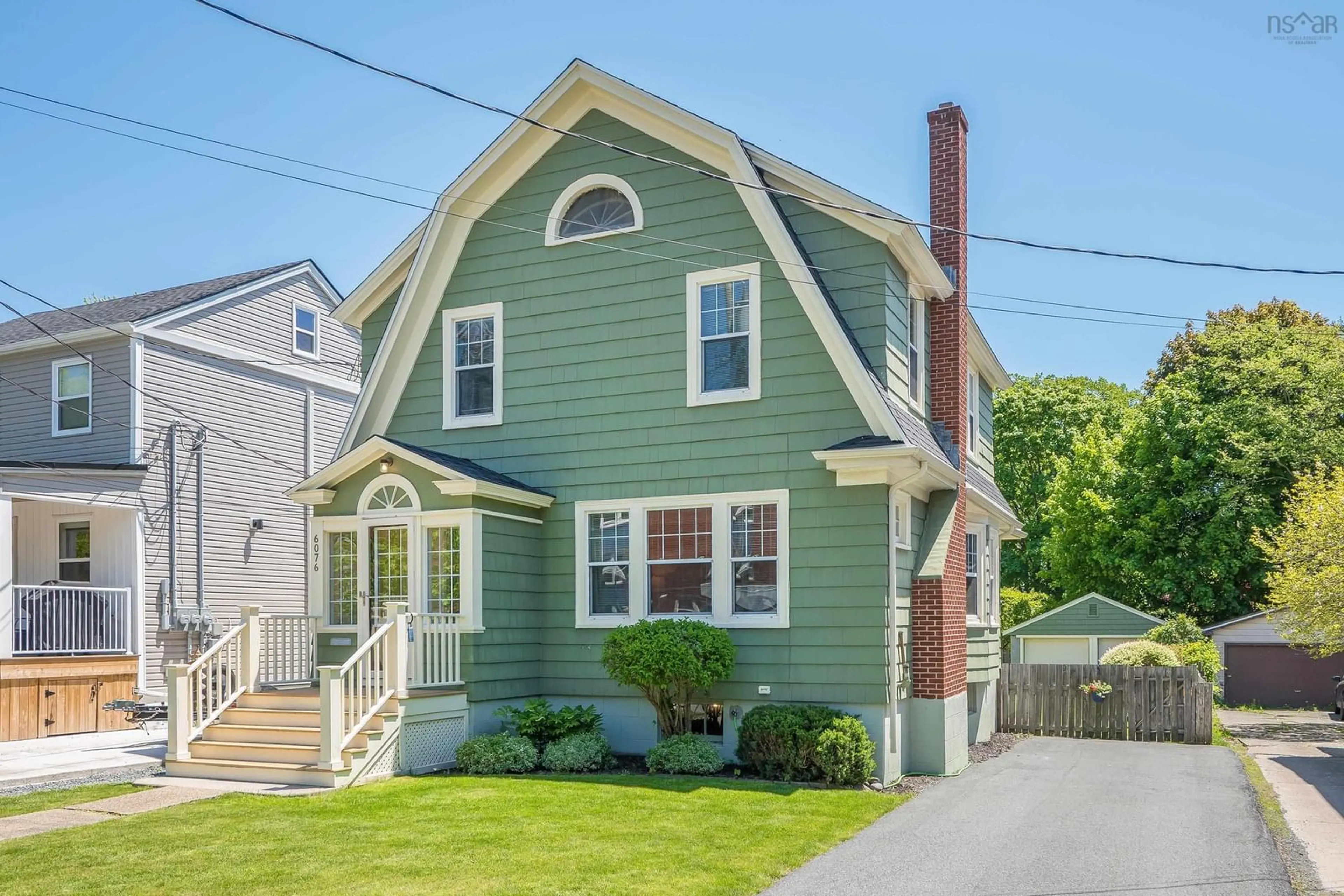 Home with vinyl exterior material, street for 6076 Shirley St, Halifax Nova Scotia B3H 2M8