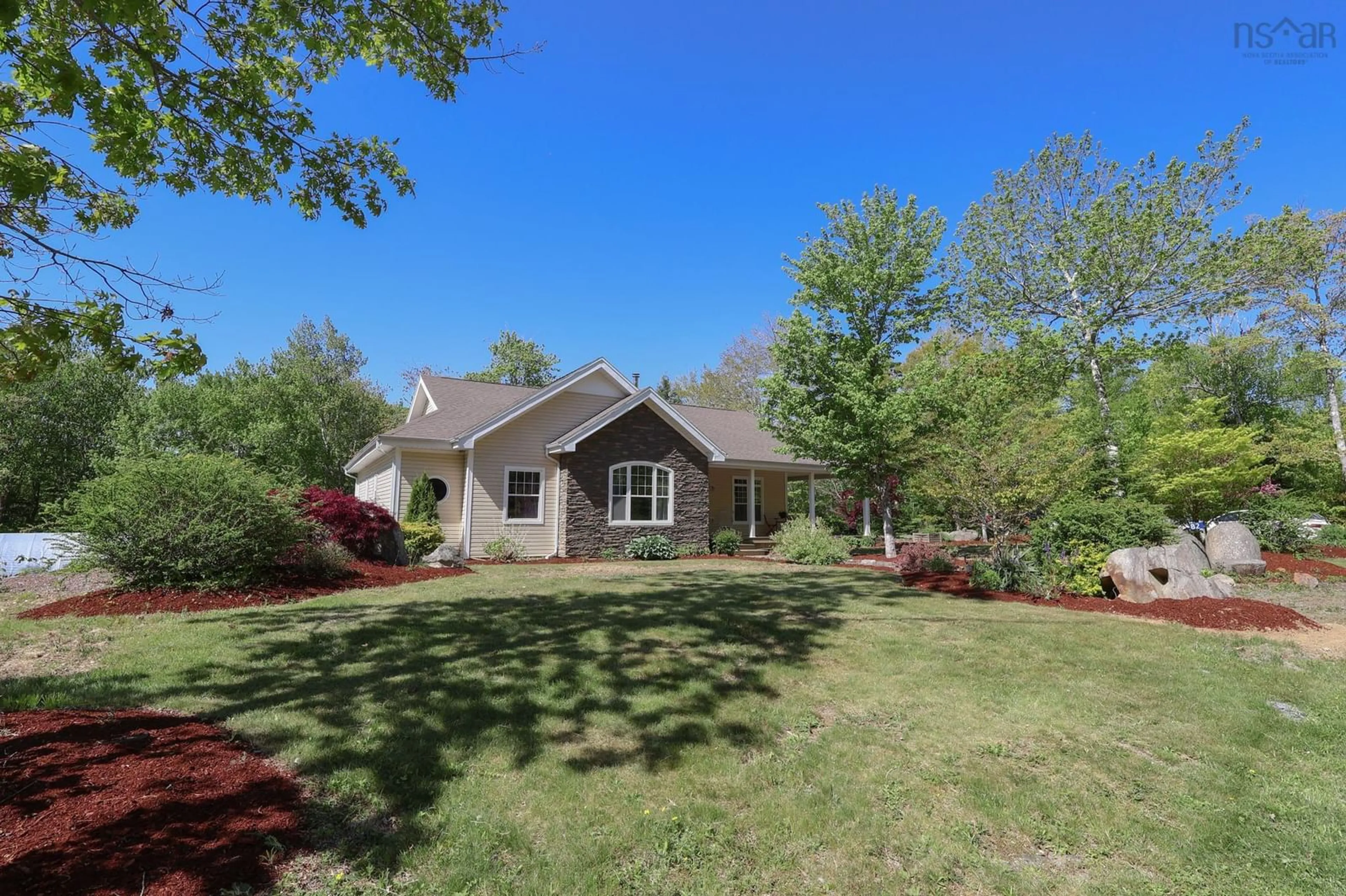 A pic from outside/outdoor area/front of a property/back of a property/a pic from drone, unknown for 82 Lazy River Rd, Conquerall Mills Nova Scotia B4V 6B4