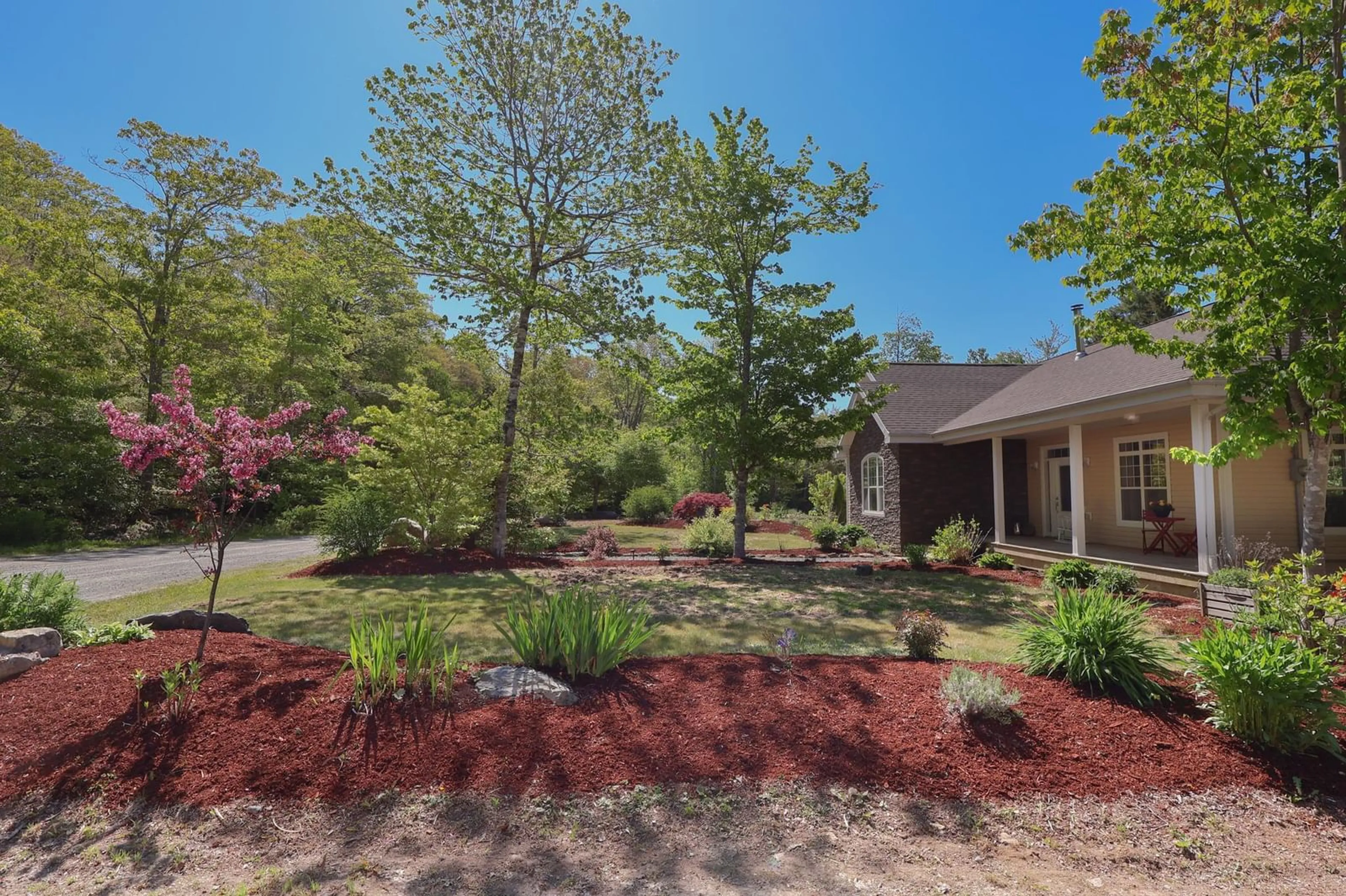 A pic from outside/outdoor area/front of a property/back of a property/a pic from drone, unknown for 82 Lazy River Rd, Conquerall Mills Nova Scotia B4V 6B4