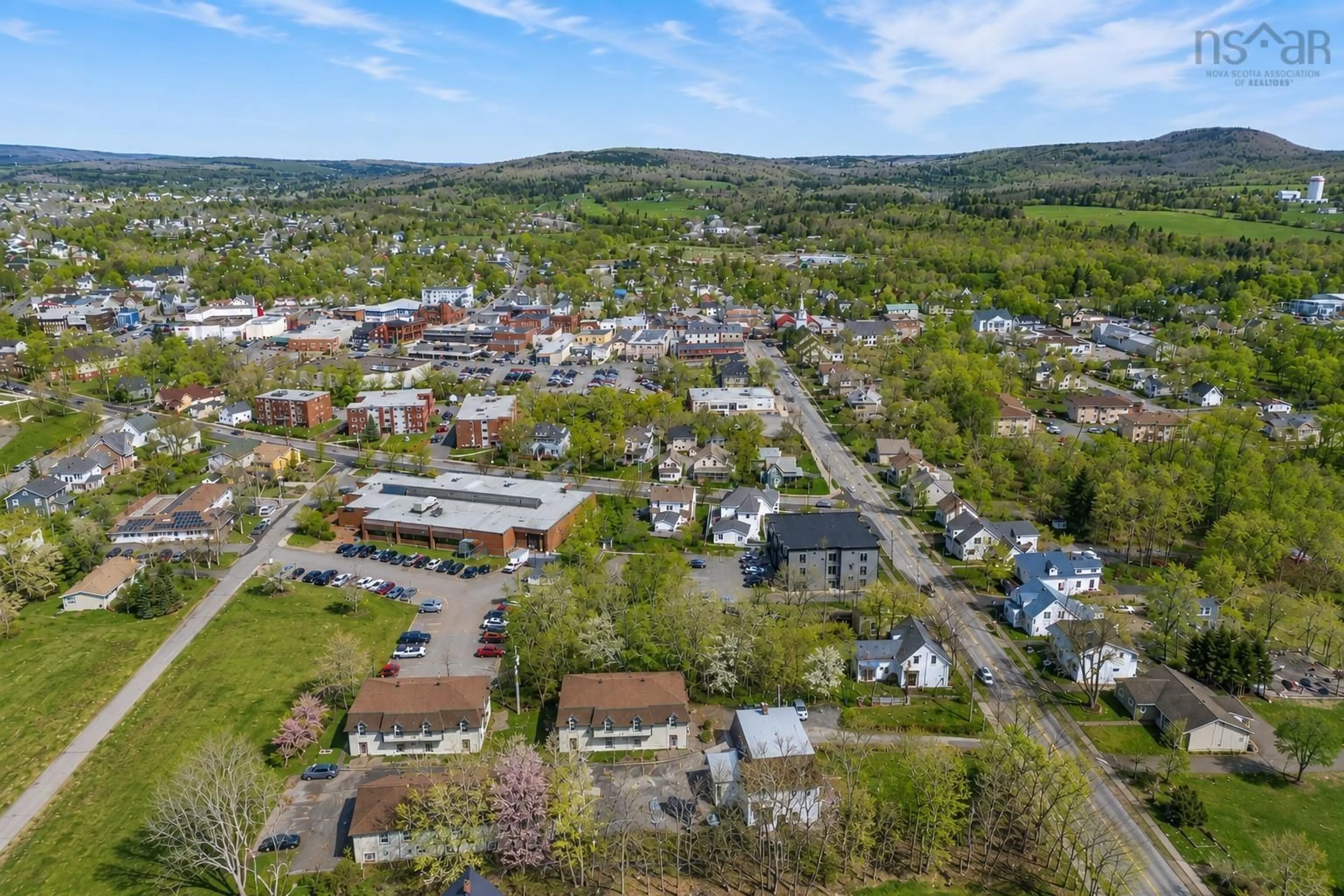 A pic from outside/outdoor area/front of a property/back of a property/a pic from drone, unknown for 84, 86, 88 Church St, Antigonish Nova Scotia B2G 2E1