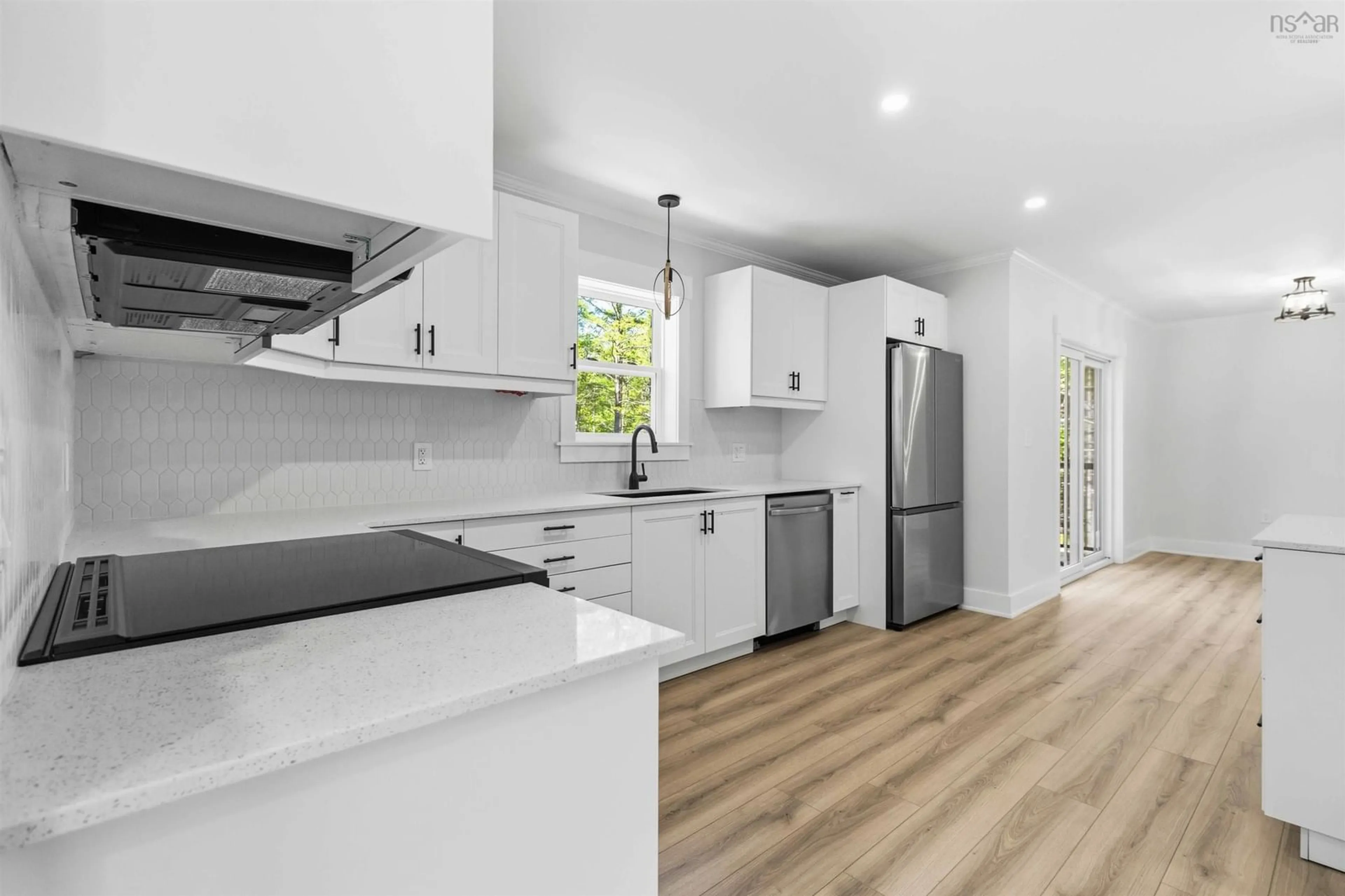 Open concept kitchen, unknown for 12 Clark Crt, Lower Branch Nova Scotia B4V 4M4