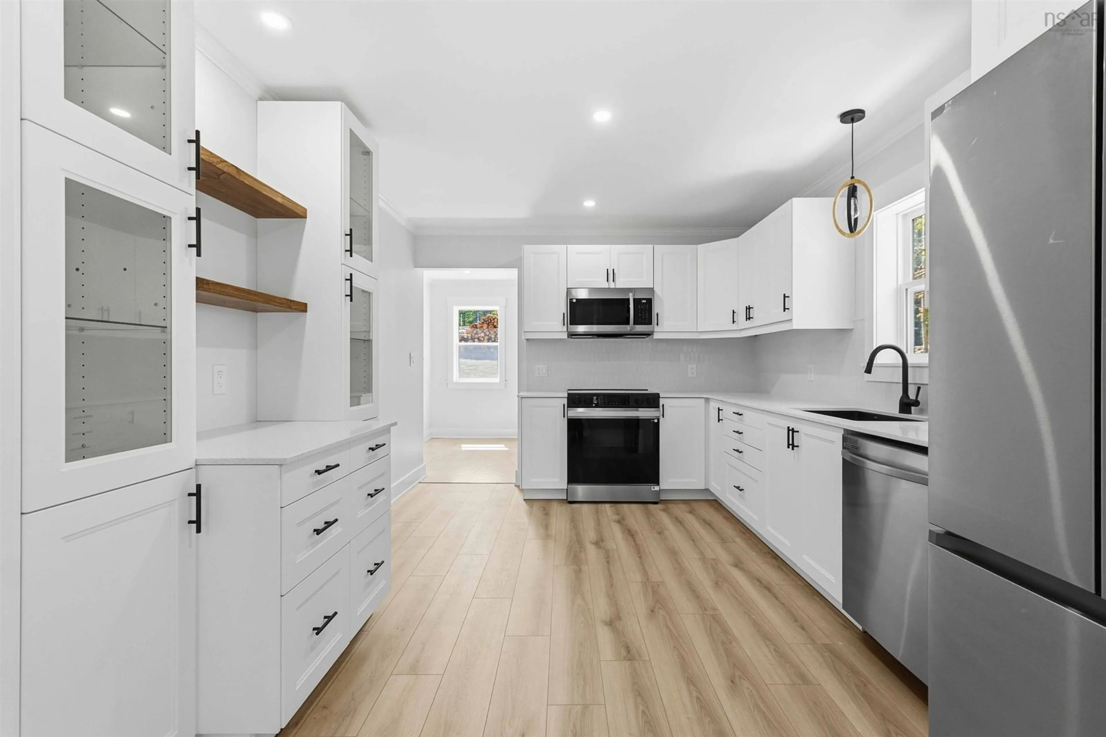 Open concept kitchen, unknown for 12 Clark Crt, Lower Branch Nova Scotia B4V 4M4