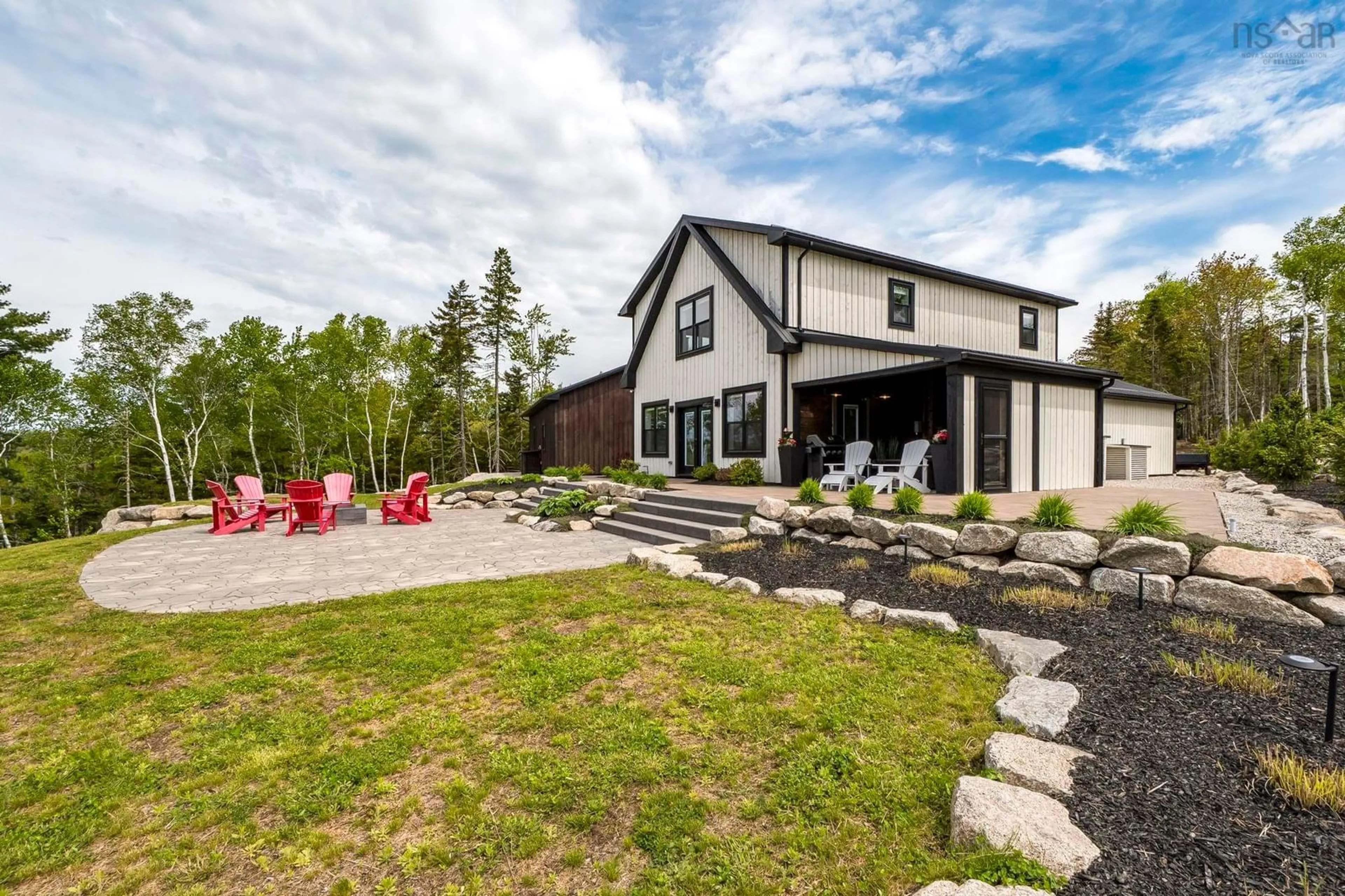 Patio, mountain view for 15 Piper Lane Lane, Vaughan Nova Scotia B0N 2T0
