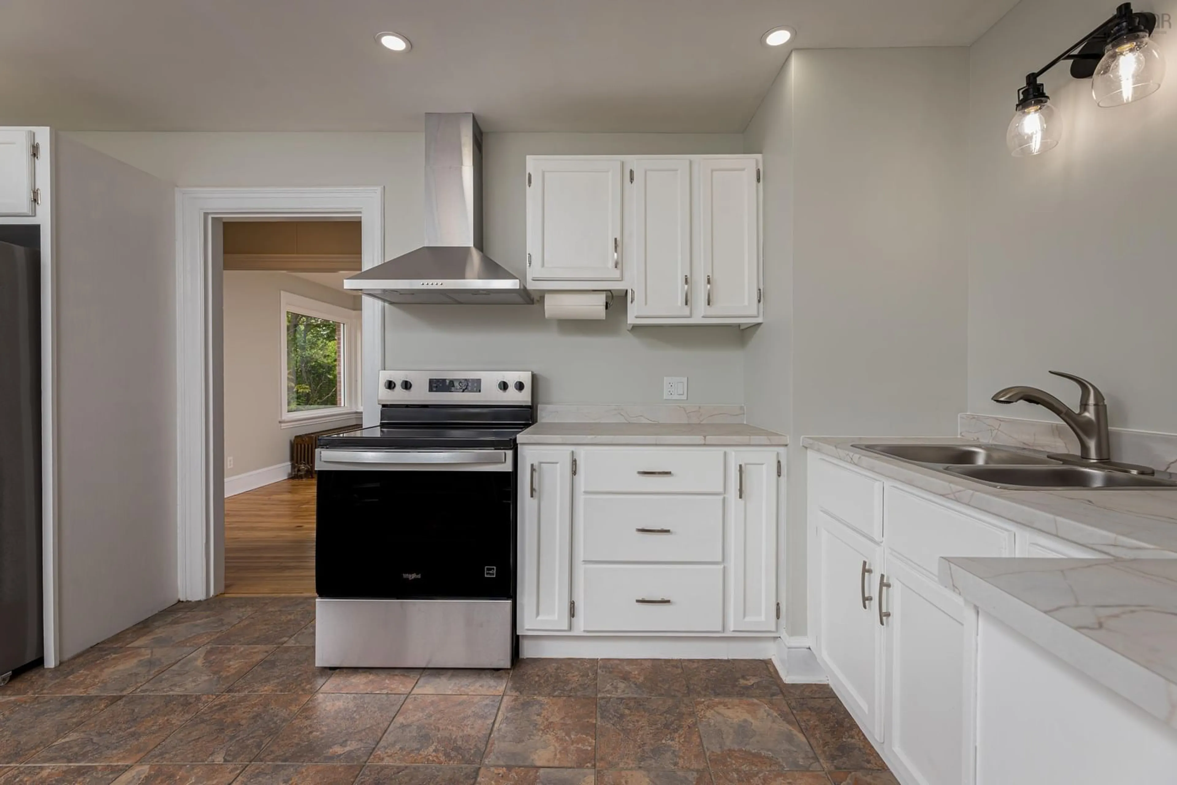 Open concept kitchen, ceramic/tile floor for 4 Conley Rd, Shubenacadie Nova Scotia B0N 2H0