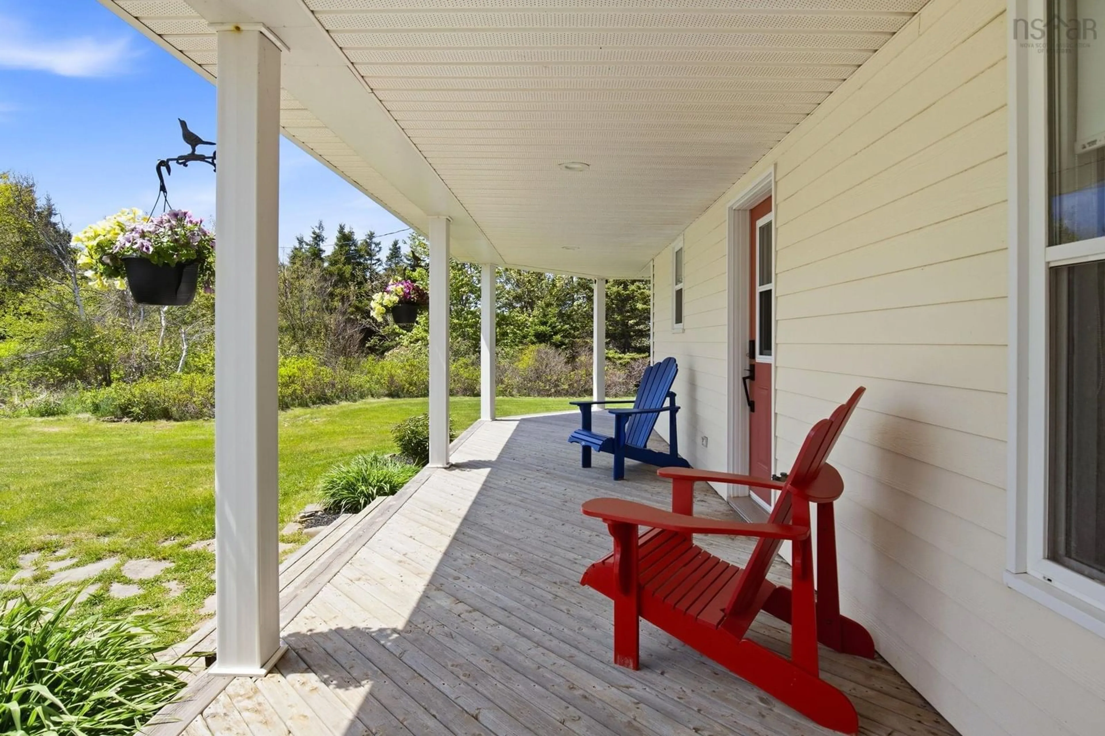Patio, water/lake/river/ocean view for 889 Blue Sea Rd, Malagash Point Nova Scotia B0K 1E0
