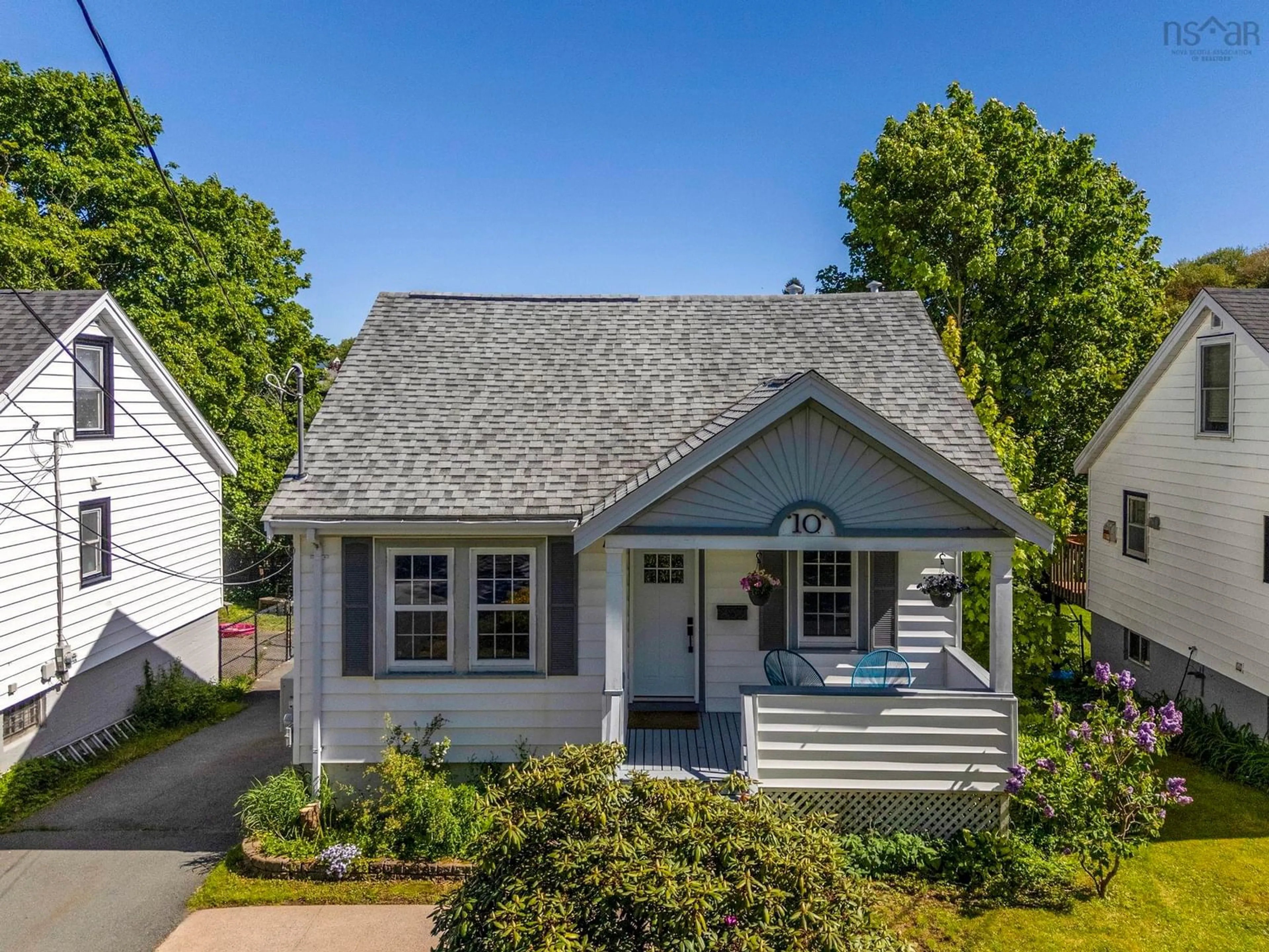 Home with vinyl exterior material, street for 10 Fenerty Rd, Armdale Nova Scotia B3N 1T8