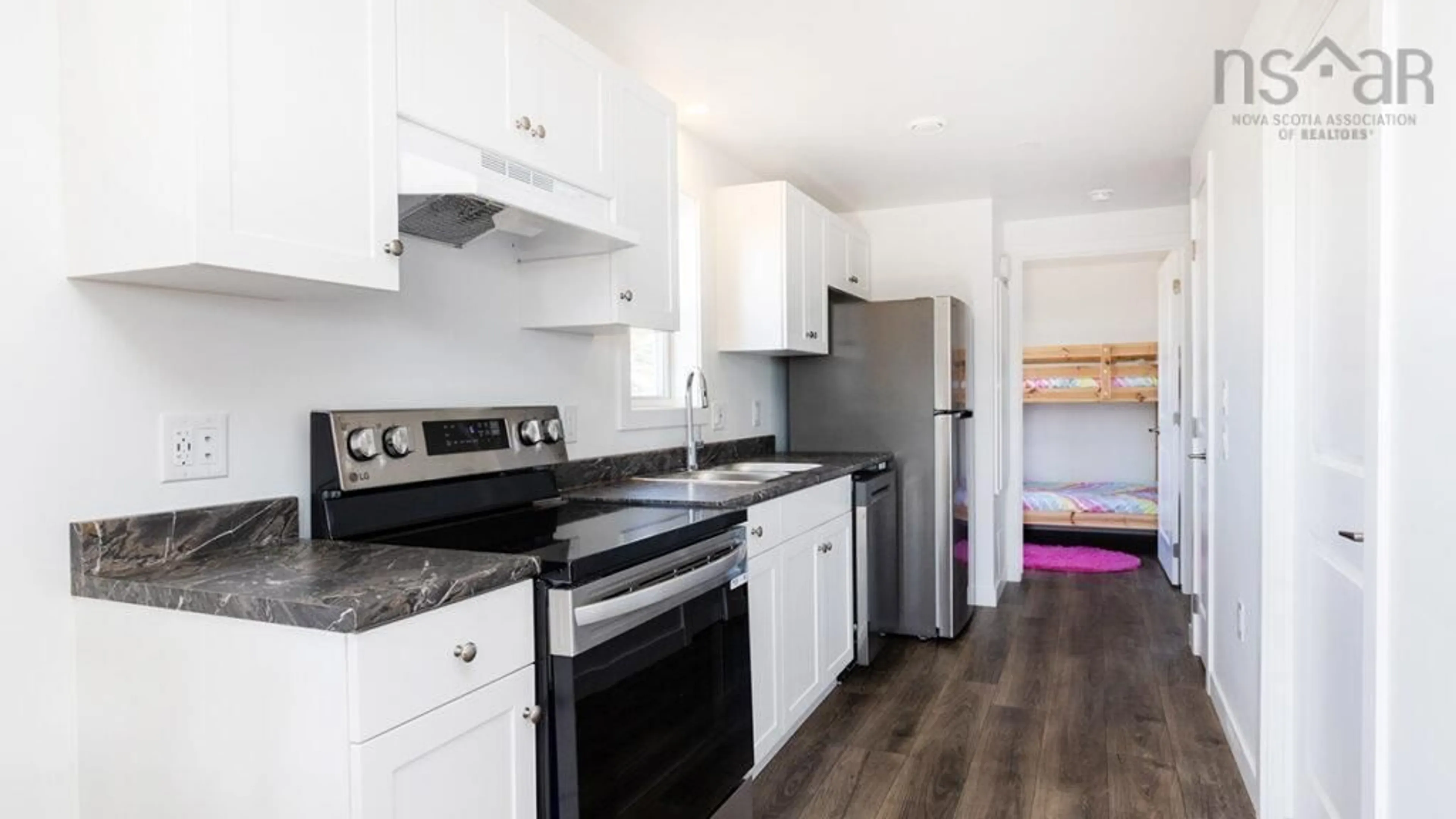 Standard kitchen, wood/laminate floor for 8 Oakwood Path #18, Amherst Nova Scotia B4H 0B4