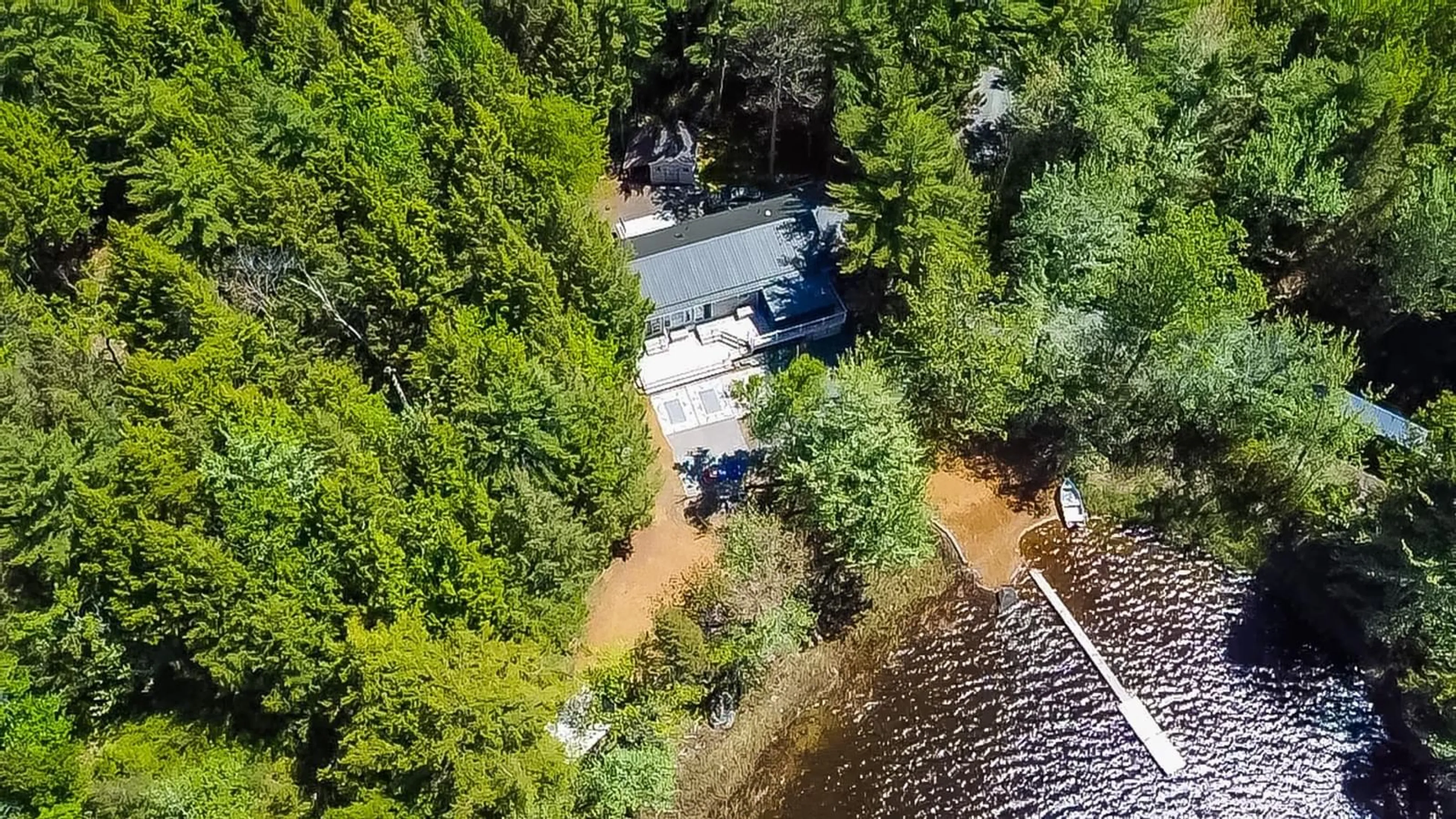 A pic from outside/outdoor area/front of a property/back of a property/a pic from drone, water/lake/river/ocean view for 54 Charlotte Lane, Greenfield Nova Scotia B0T 1E0
