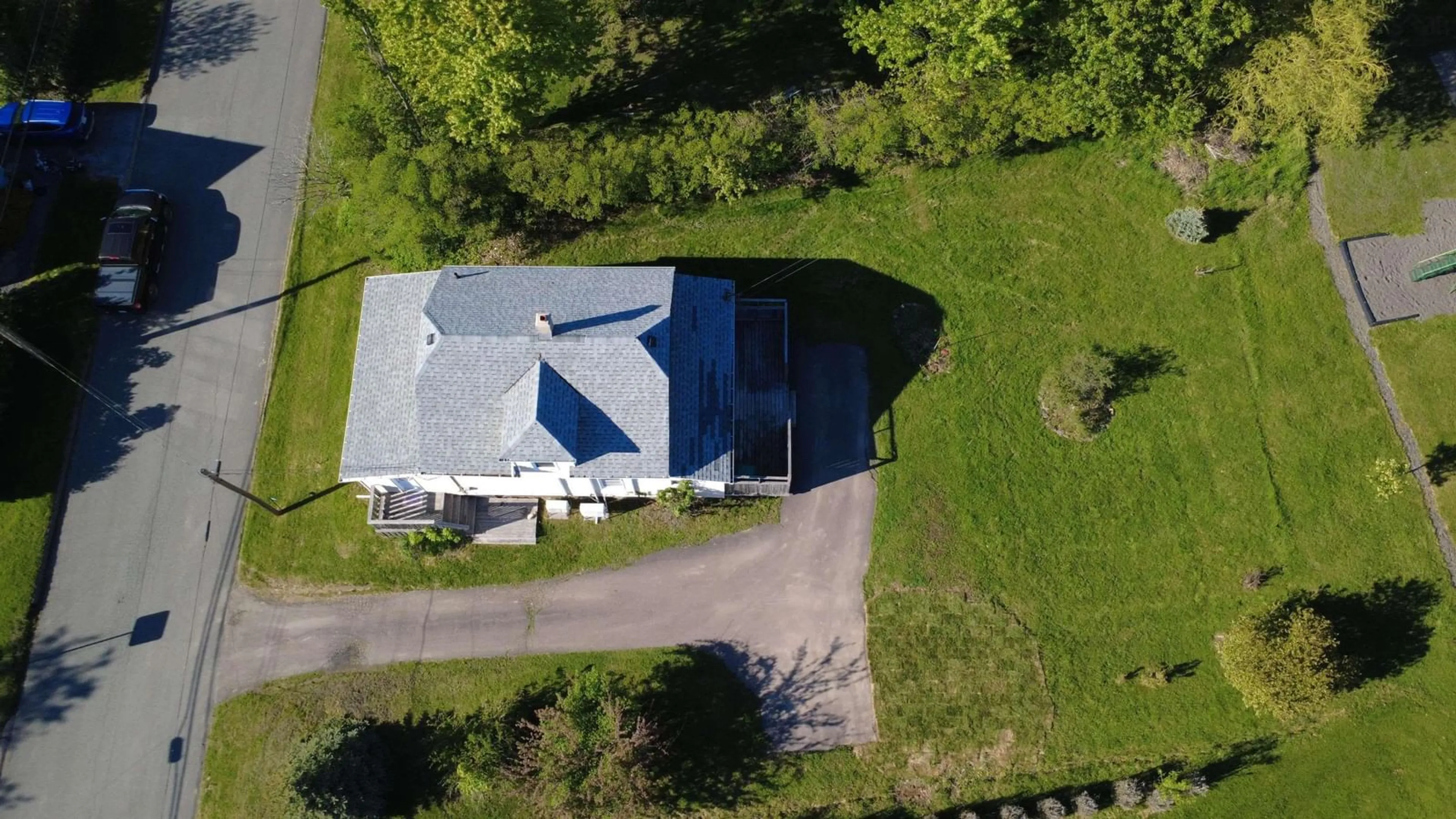 A pic from outside/outdoor area/front of a property/back of a property/a pic from drone, building for 22 Maple St, Trenton Nova Scotia B0K 1X0