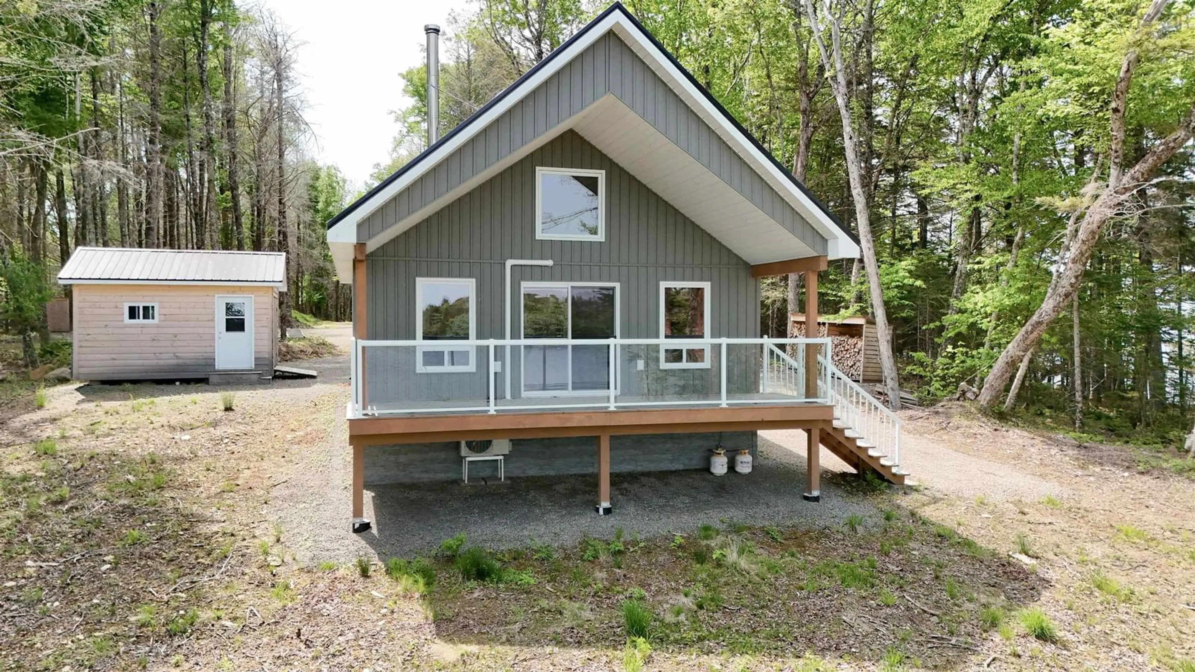 Home with vinyl exterior material, unknown for 402 Melanson Rd, Corberrie Nova Scotia B0W 1M0